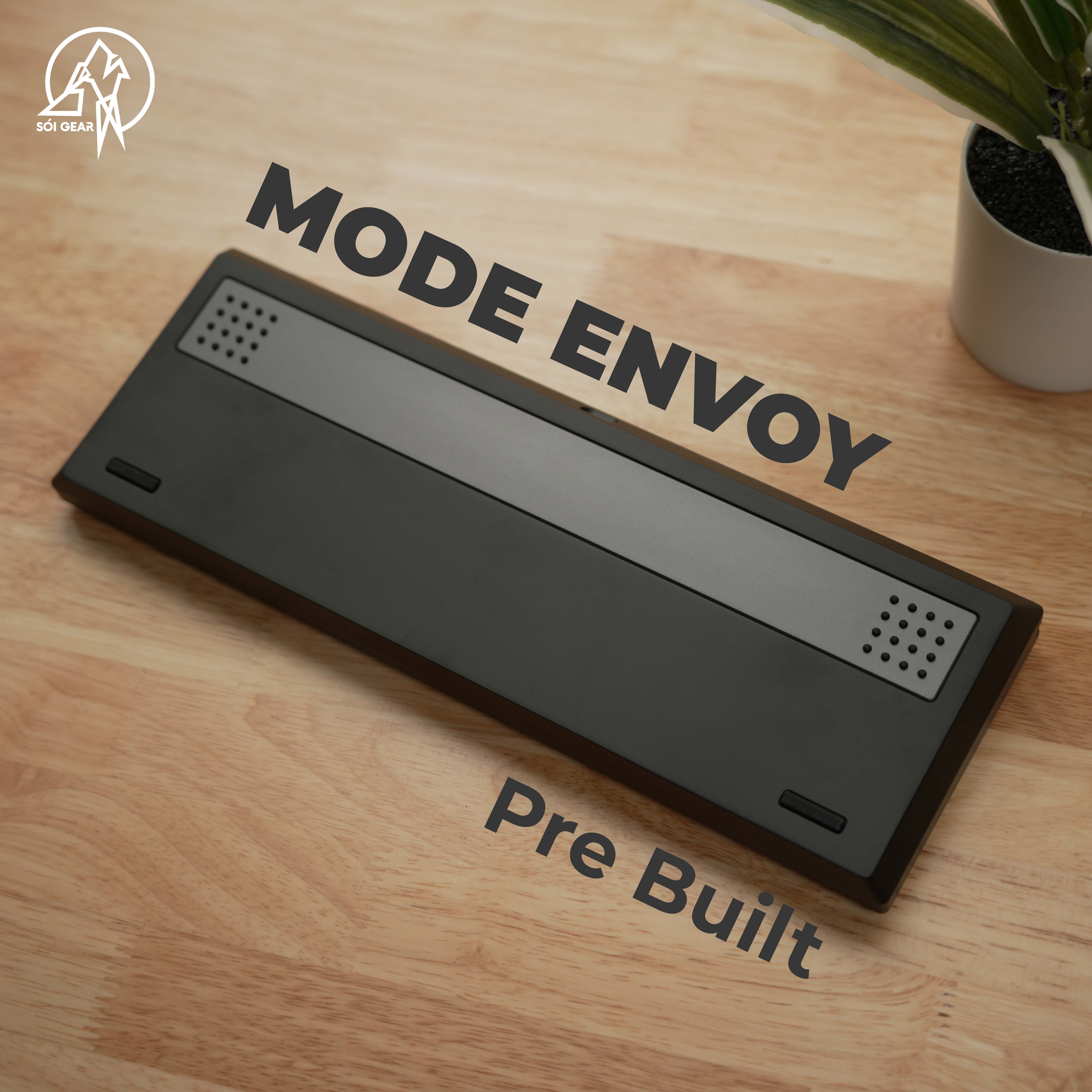 [Prebuilt by Sói] Mode Envoy Chassis Black - Keygeek Full Nylon - WS Gray Skies