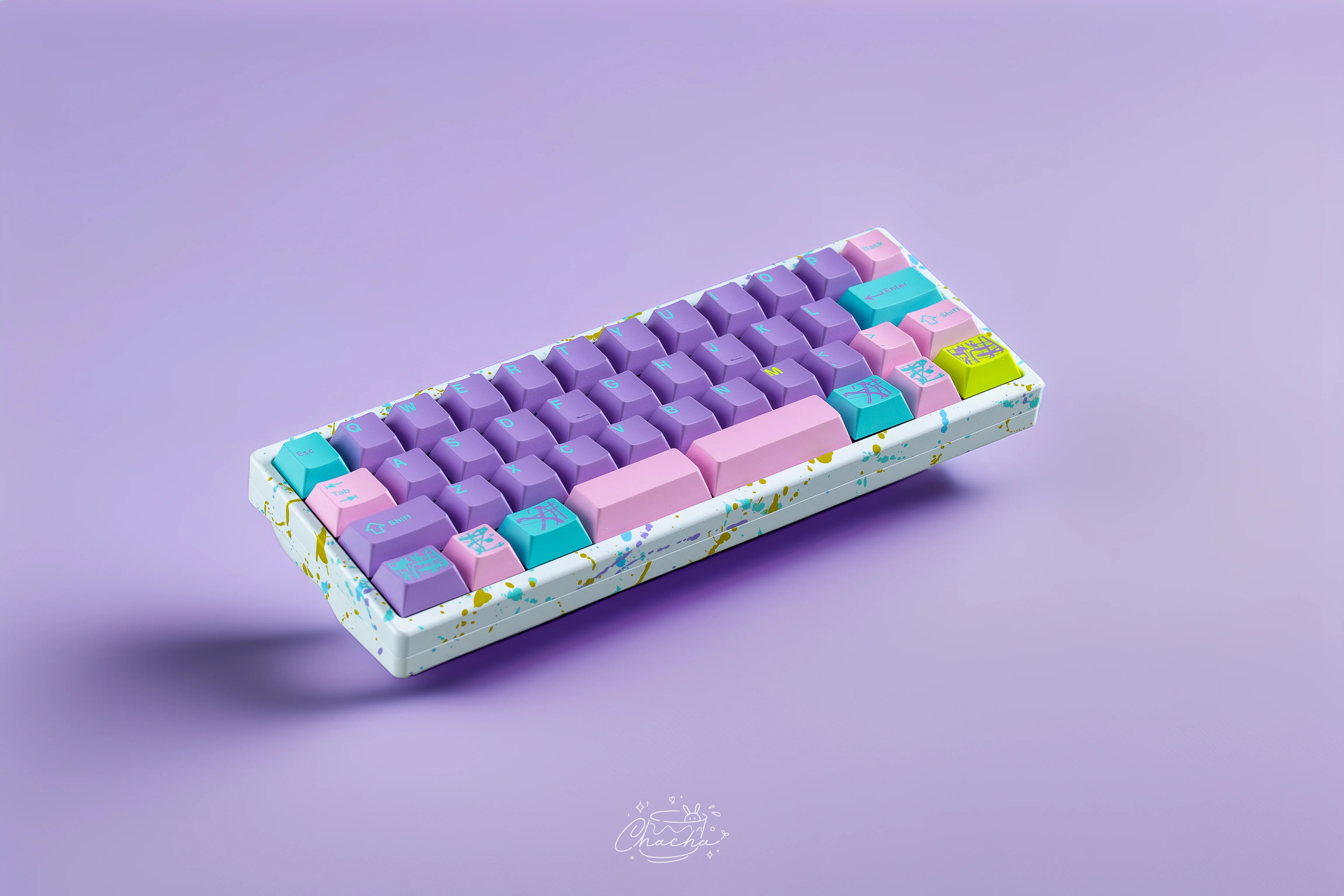 Keycap Cherry KeyKobo Monet's Psychedelic ABS Doubleshot