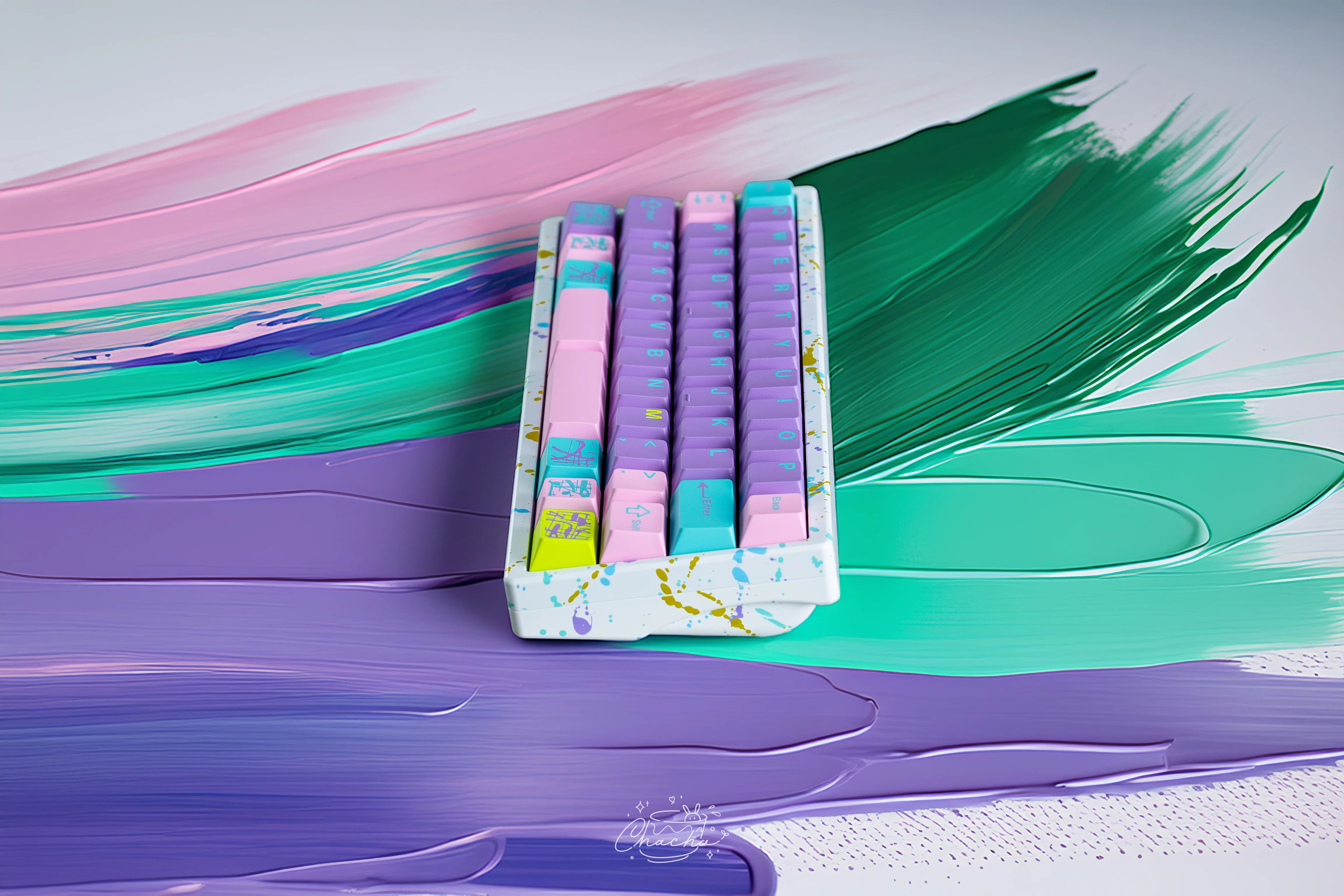 Keycap Cherry KeyKobo Monet's Psychedelic ABS Doubleshot