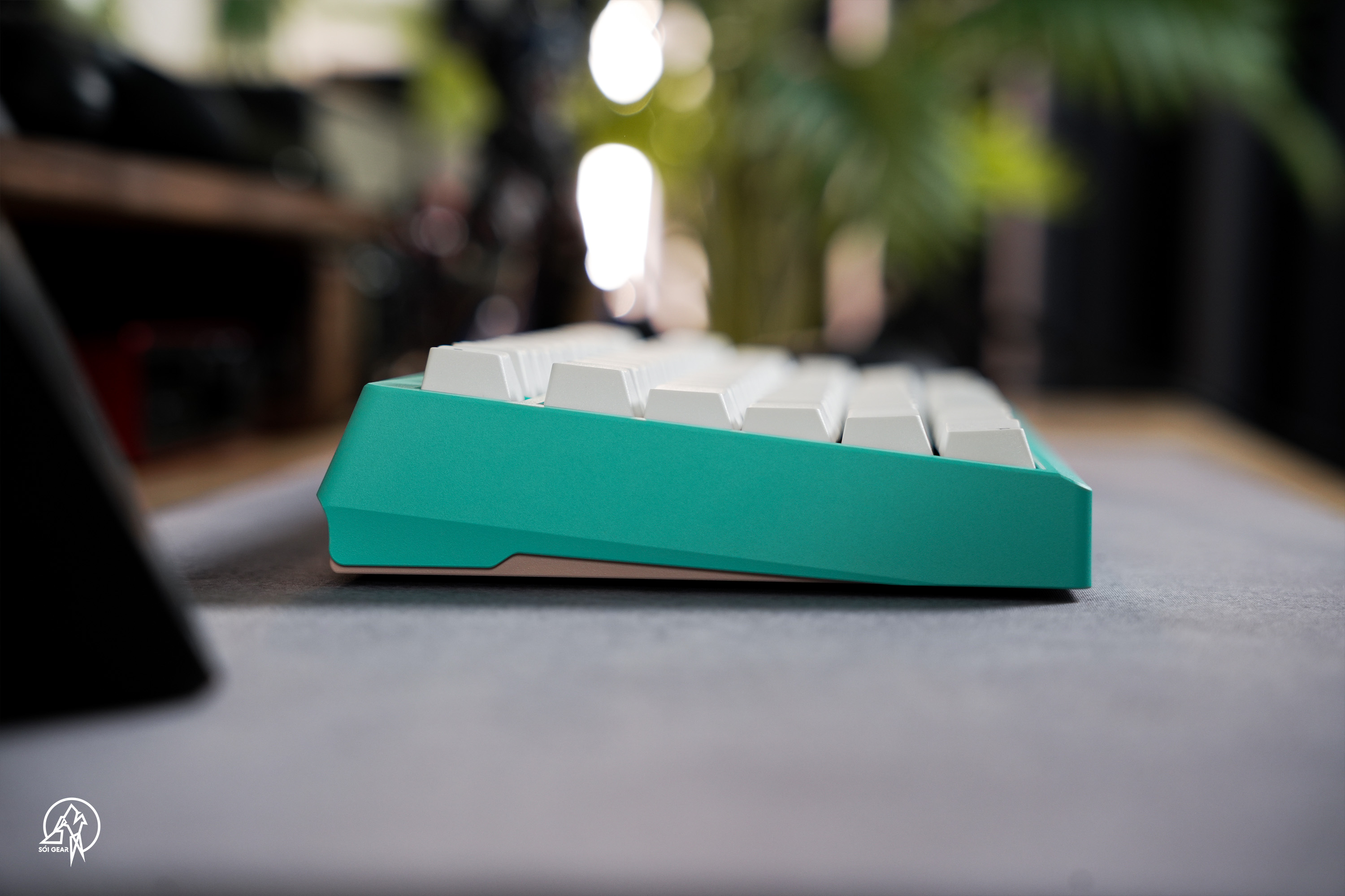 [Prebuilt by Sói] Zoom75 Tiga Aquamarine - Keygeek Full Nylon - Mintcap MAC