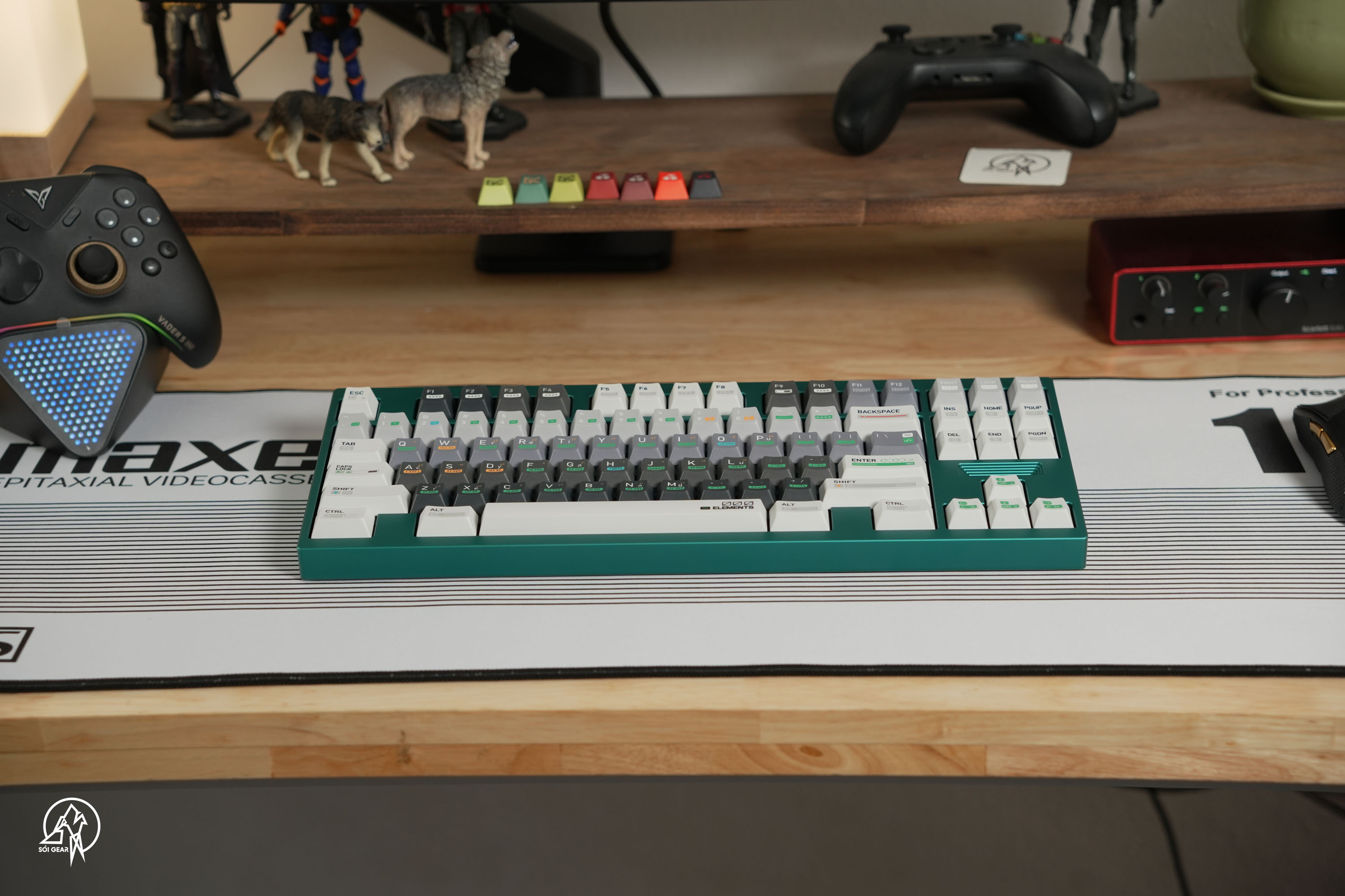 [Prebuilt by Sói] Cycle 8 Peacock WKL - Gateron Sea Salt Smoothie - Aifei Chemical 003