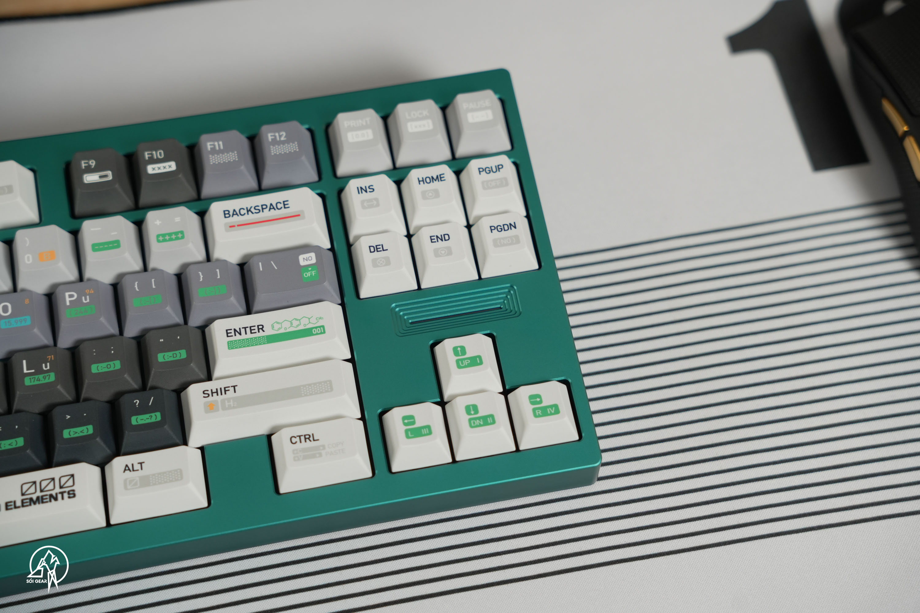[Prebuilt by Sói] Cycle 8 Peacock WKL - Gateron Sea Salt Smoothie - Aifei Chemical 003