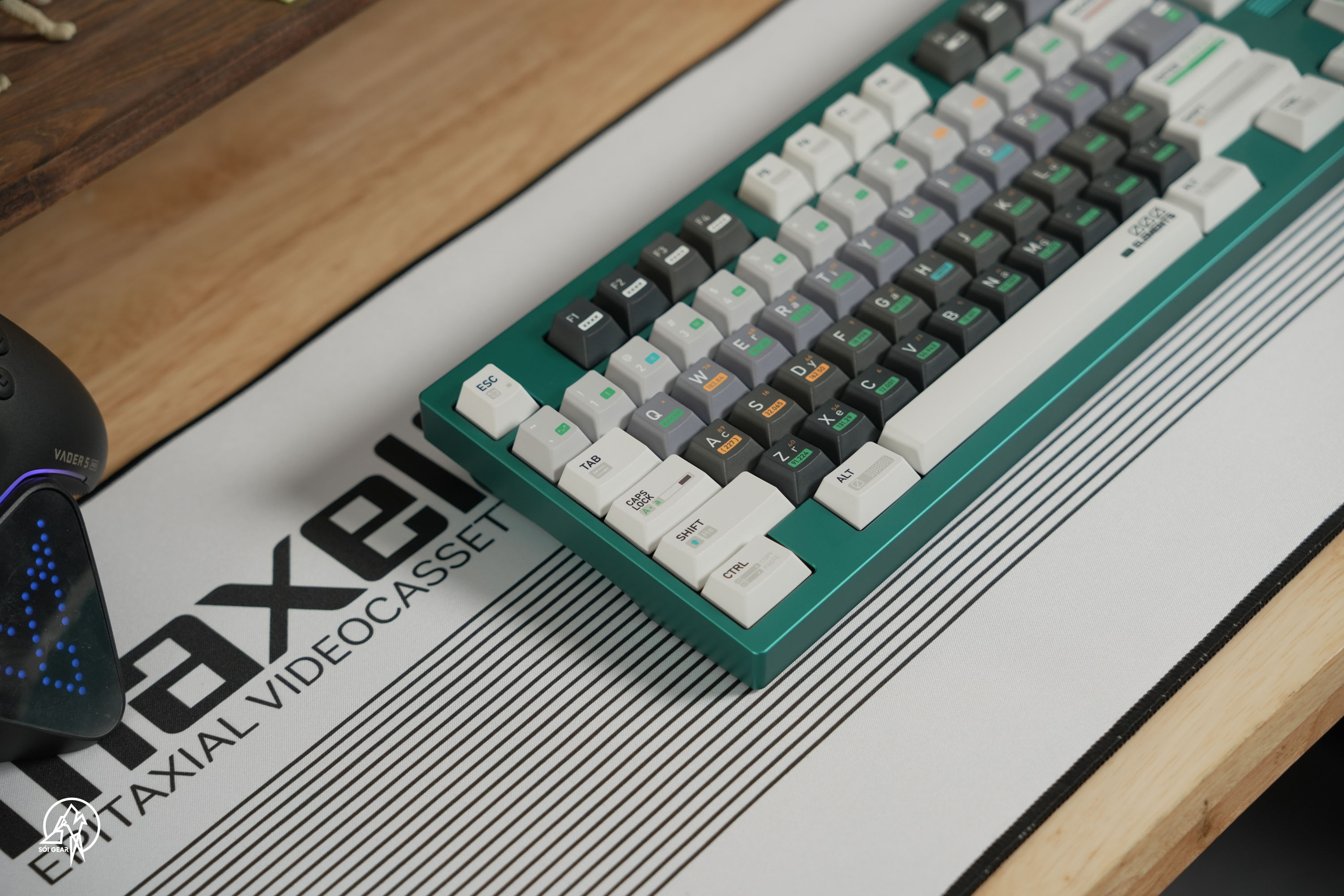 [Prebuilt by Sói] Cycle 8 Peacock WKL - Gateron Sea Salt Smoothie - Aifei Chemical 003