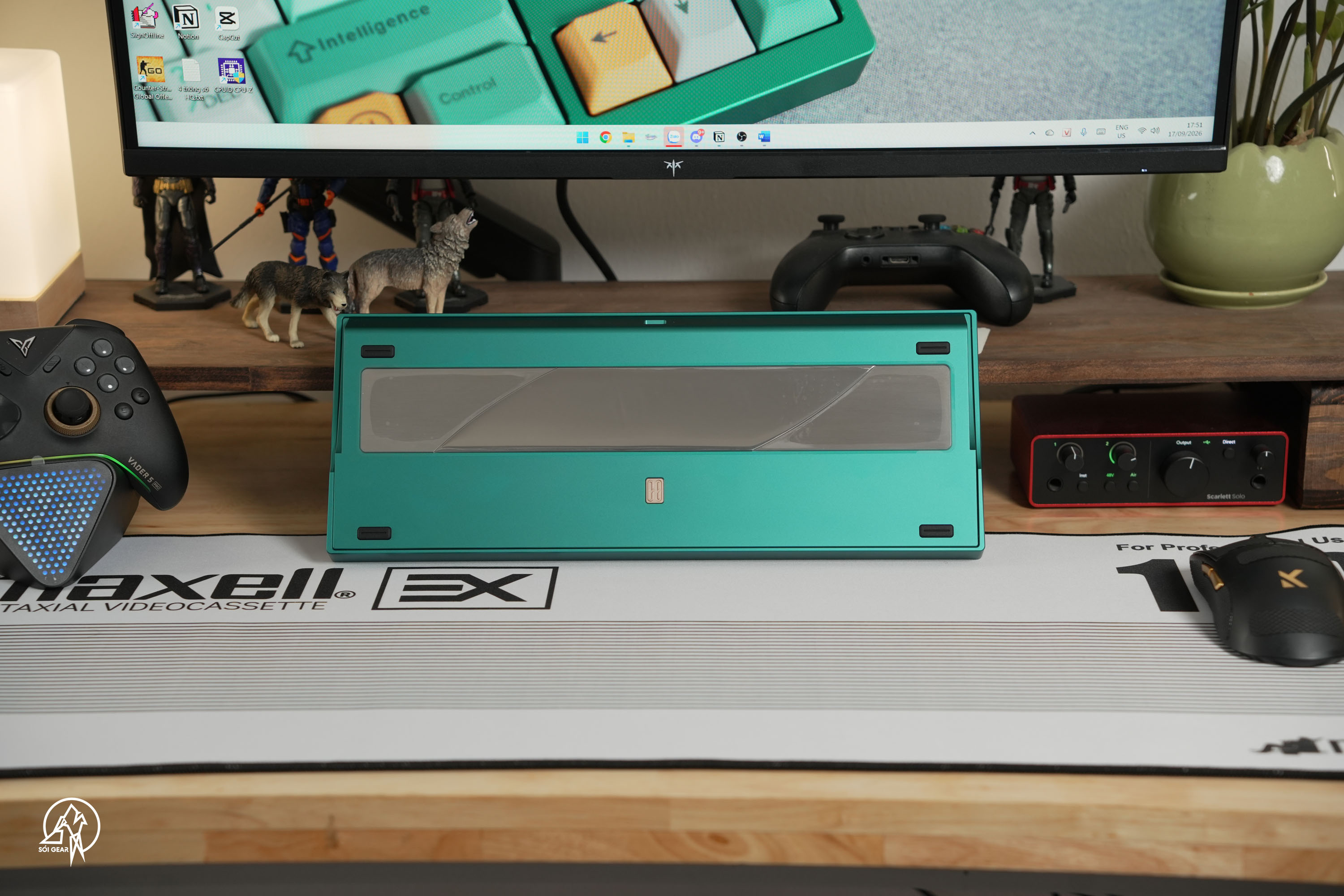 [Prebuilt by Sói] Cycle 8 Peacock WKL - Gateron Sea Salt Smoothie - Aifei Chemical 003