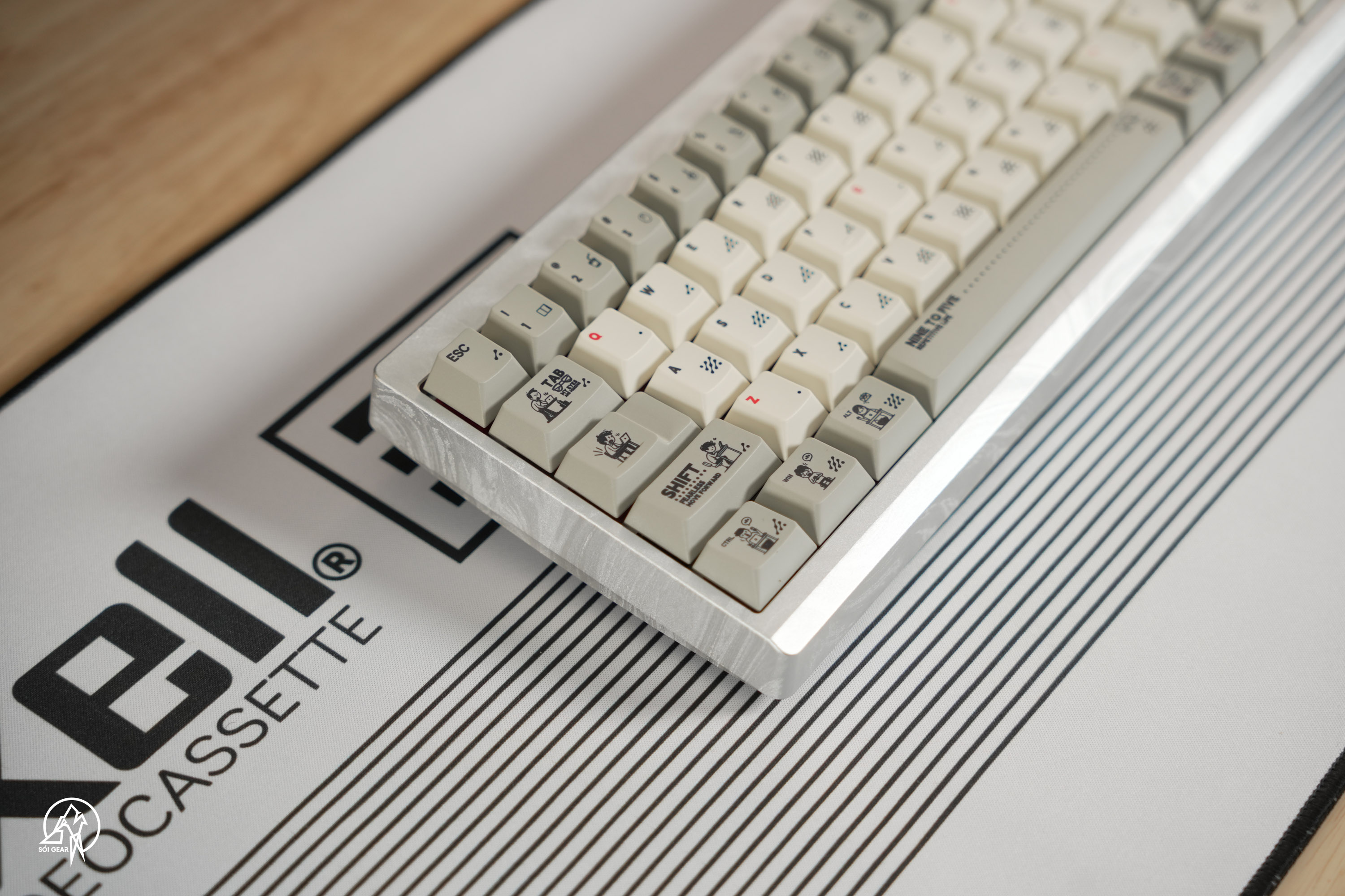 [Prebuilt by Sói] Zoom64 Forged Flow - TDX Jetliner - TapTempo 95 PBT