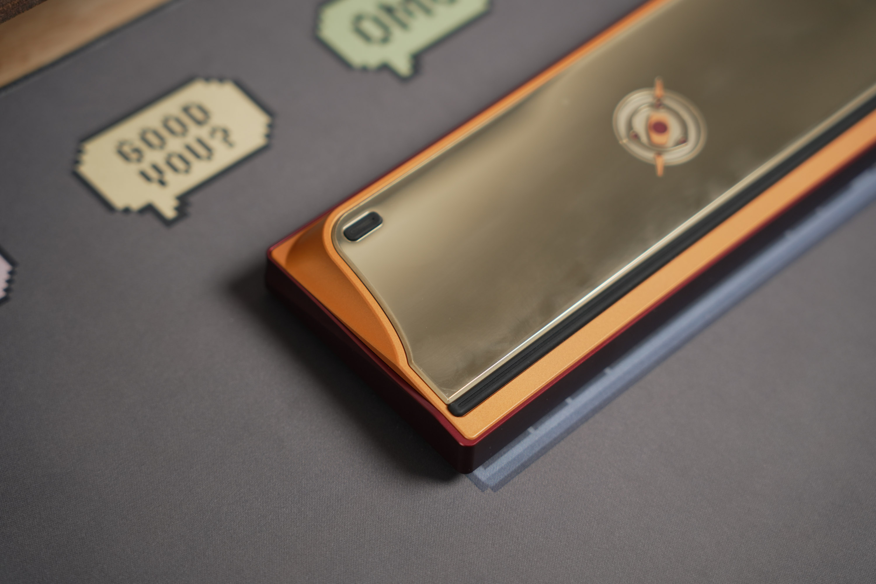 [Prebuilt by Sói] Neo60Cu Burgundy - Neo Amber - AIFEI PYGA Red Semi-Transparent
