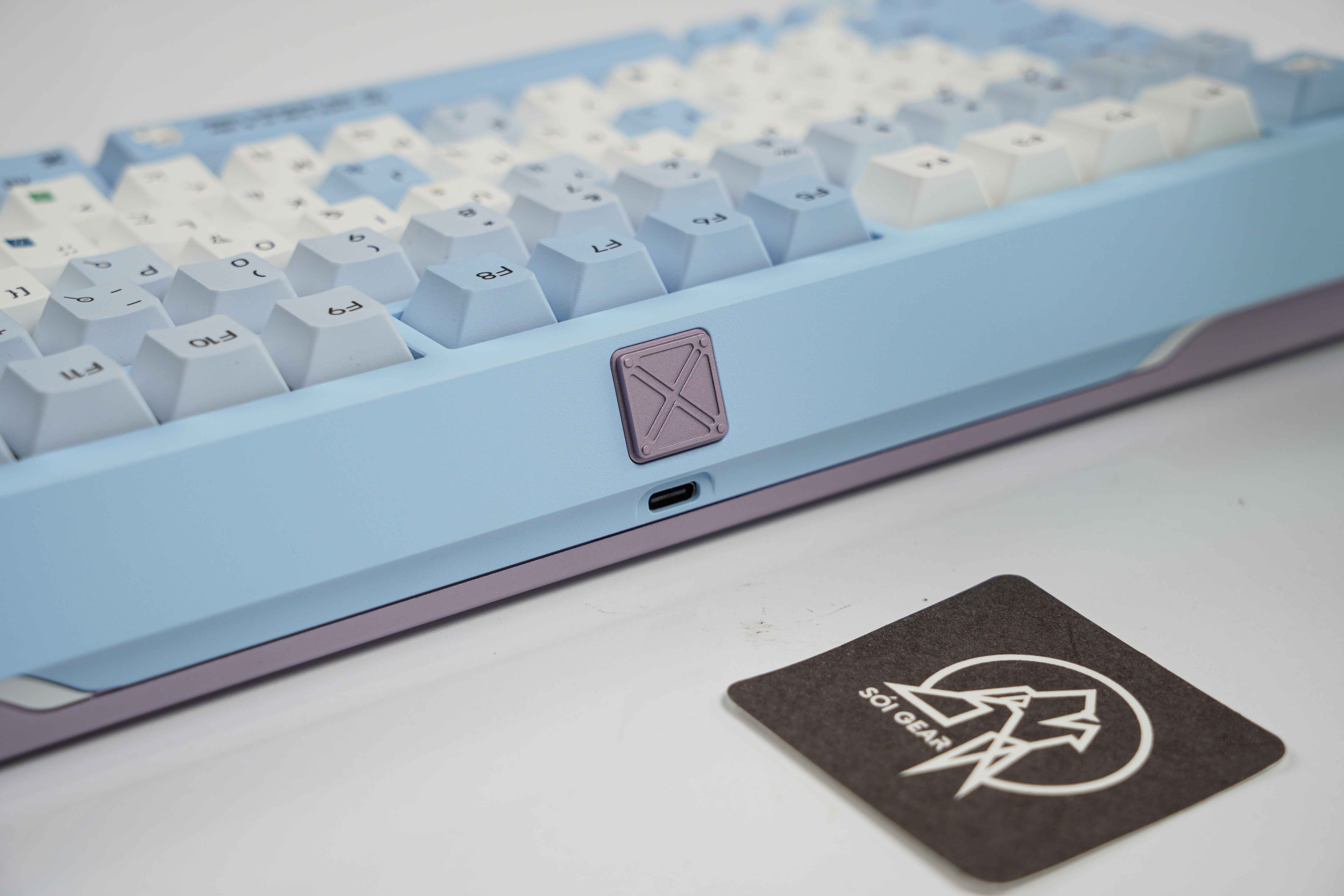 [Prebuilt by Sói] Zoom75 TIGA Sky Blue - BSUN Taichi - TapTempo Fox