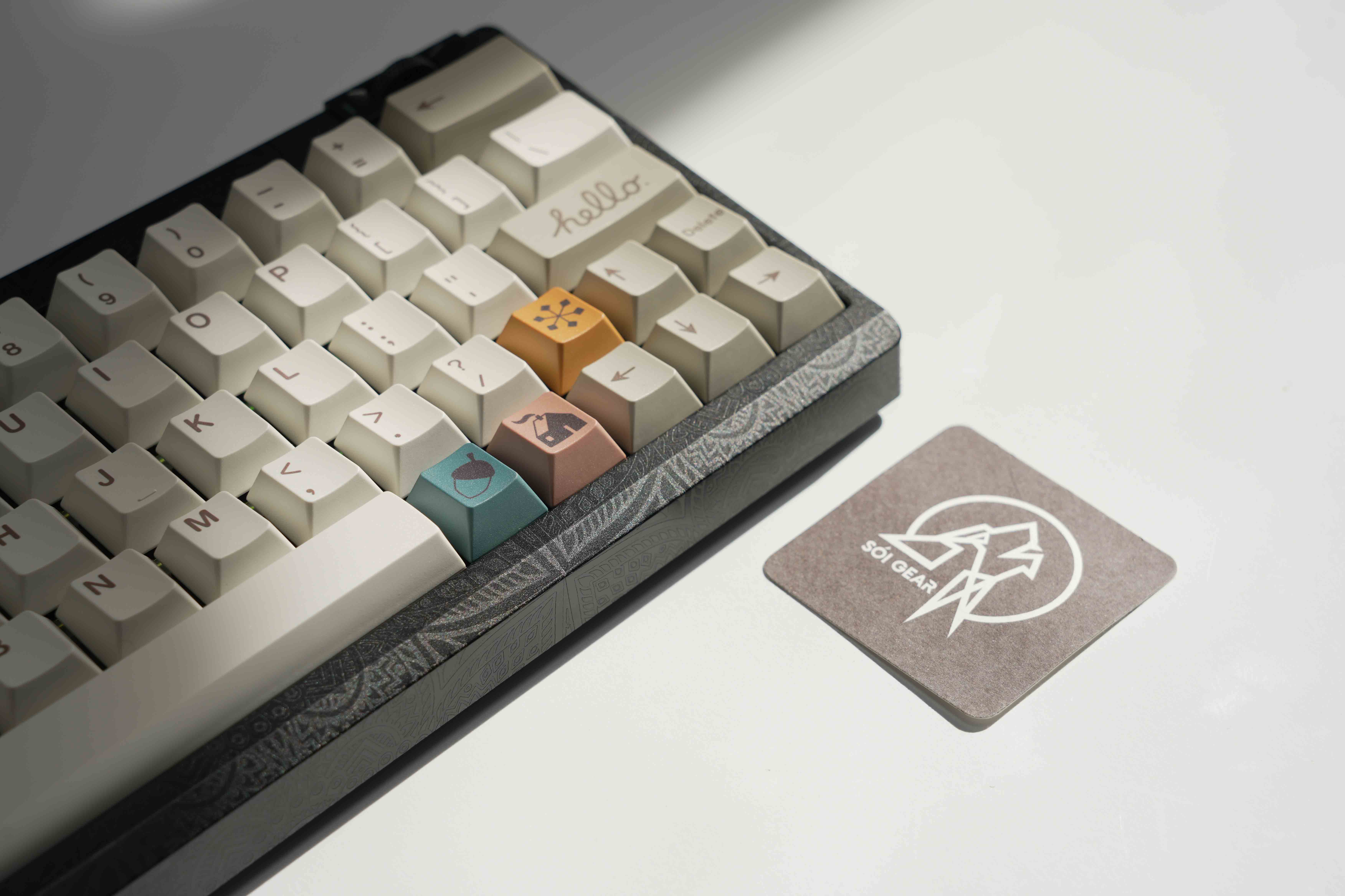 [Prebuilt by Sói] Zoom64 - Midnight Ink Glow - 1.6mm Non-Flex - PC - Standard - BSUN Taichi - Walker Scandi