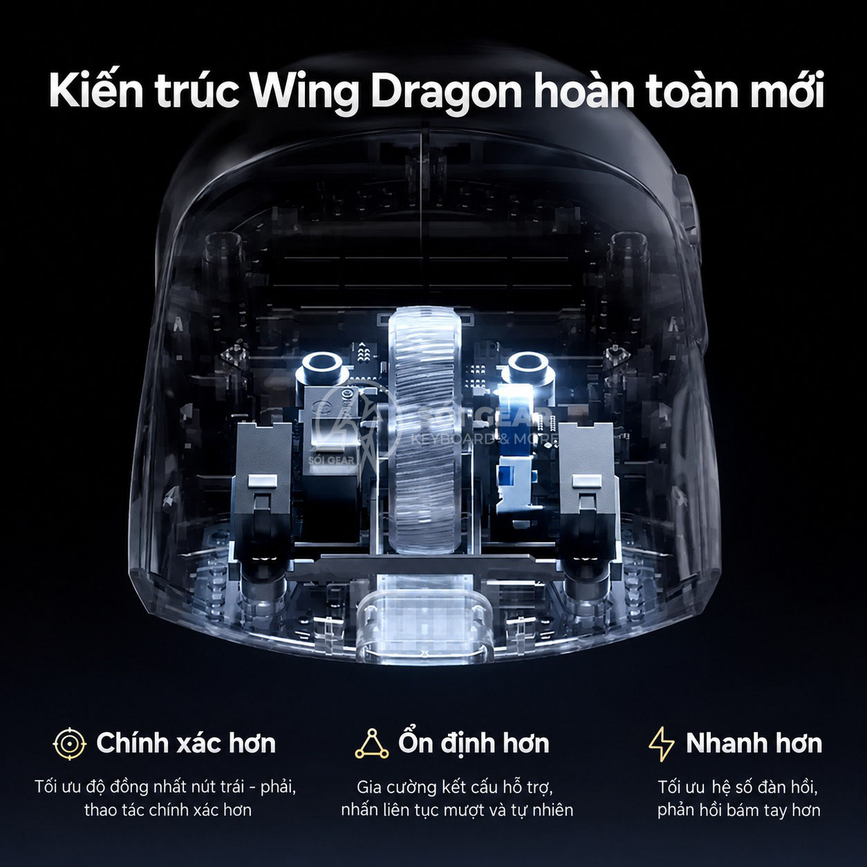 [Instock] Chuột Gaming Không dây Mchose K7 V2 | K7 V2 Ultra+