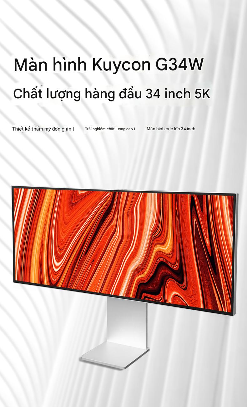 Màn hình Kuycon IPS 34 Inch 5K 60Hz G34W Bản Lỗ