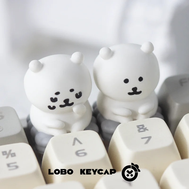Keycap Artisan Lobo Chiikawa ngồi