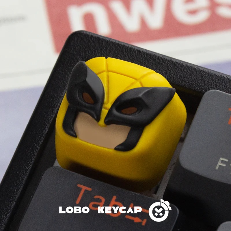 [In-stock] Keycap Artisan Lobo Deadpool & Wolverine (xuyên LED)