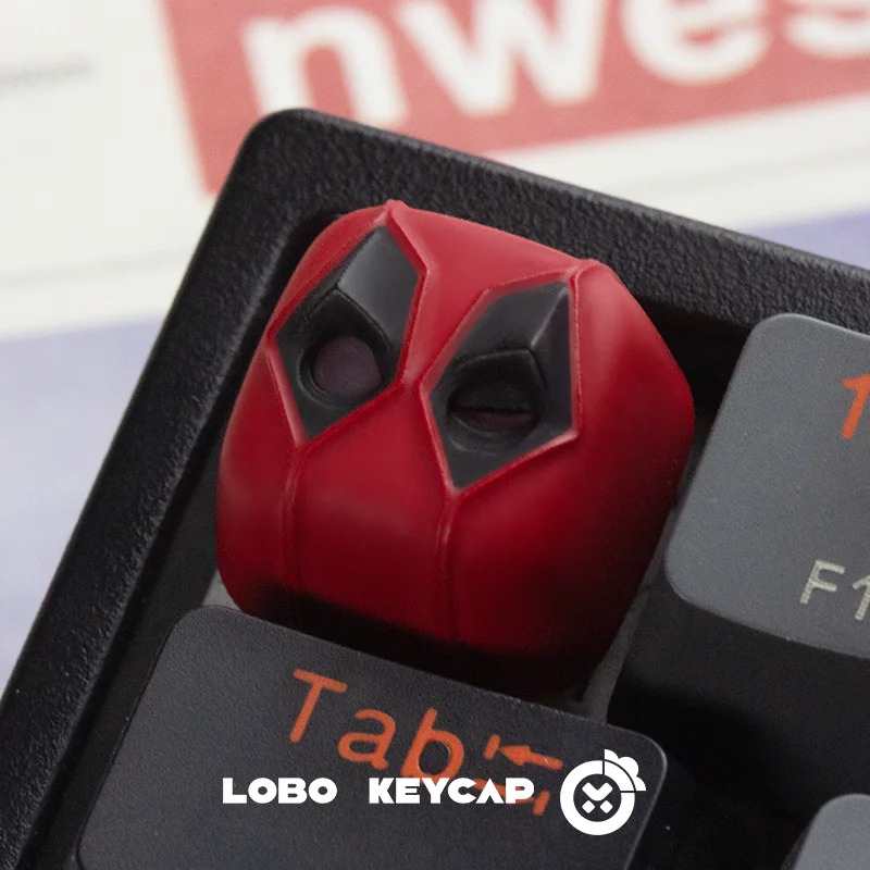 [In-stock] Keycap Artisan Lobo Deadpool & Wolverine (xuyên LED)