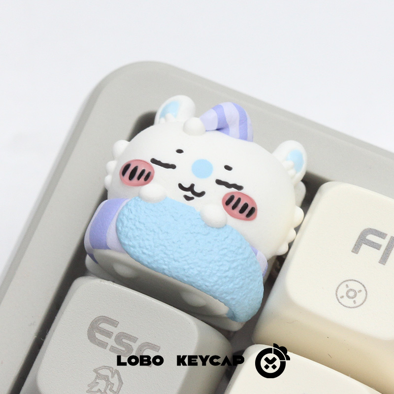 Keycap Lobo Artisan Chiikawa Pijama