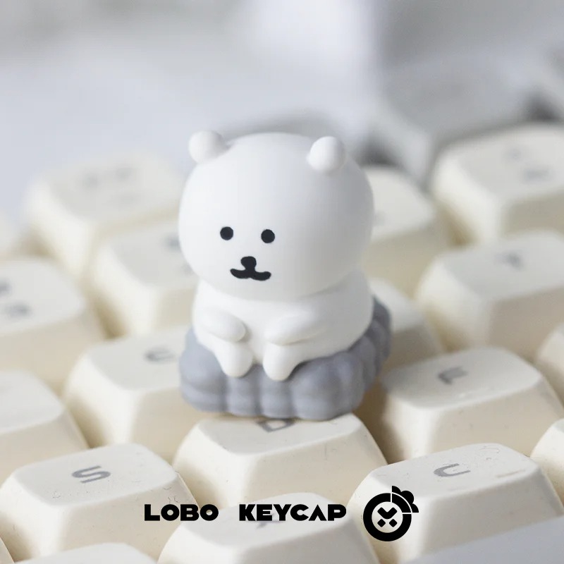 Keycap Artisan Lobo Chiikawa ngồi