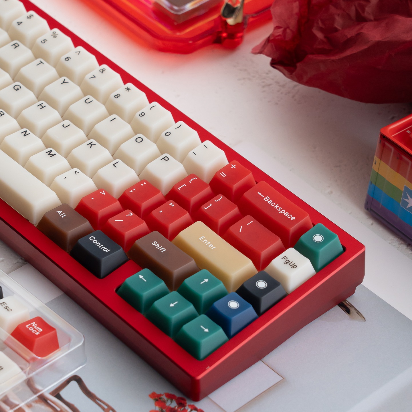 Keycap Mintcaps Cherry Mixed Light Fog Transparent PC