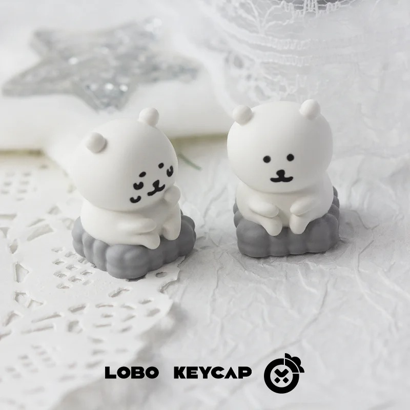 Keycap Artisan Lobo Chiikawa ngồi