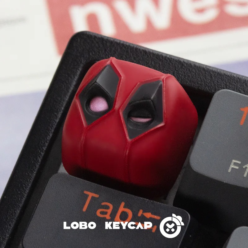 [In-stock] Keycap Artisan Lobo Deadpool & Wolverine (xuyên LED)