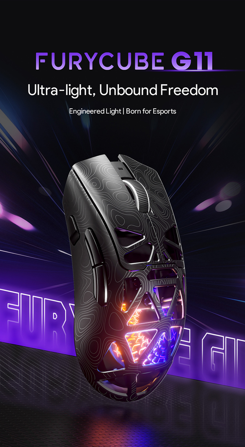 [In Stock] Chuột gaming không dây FURYCUBE G11
