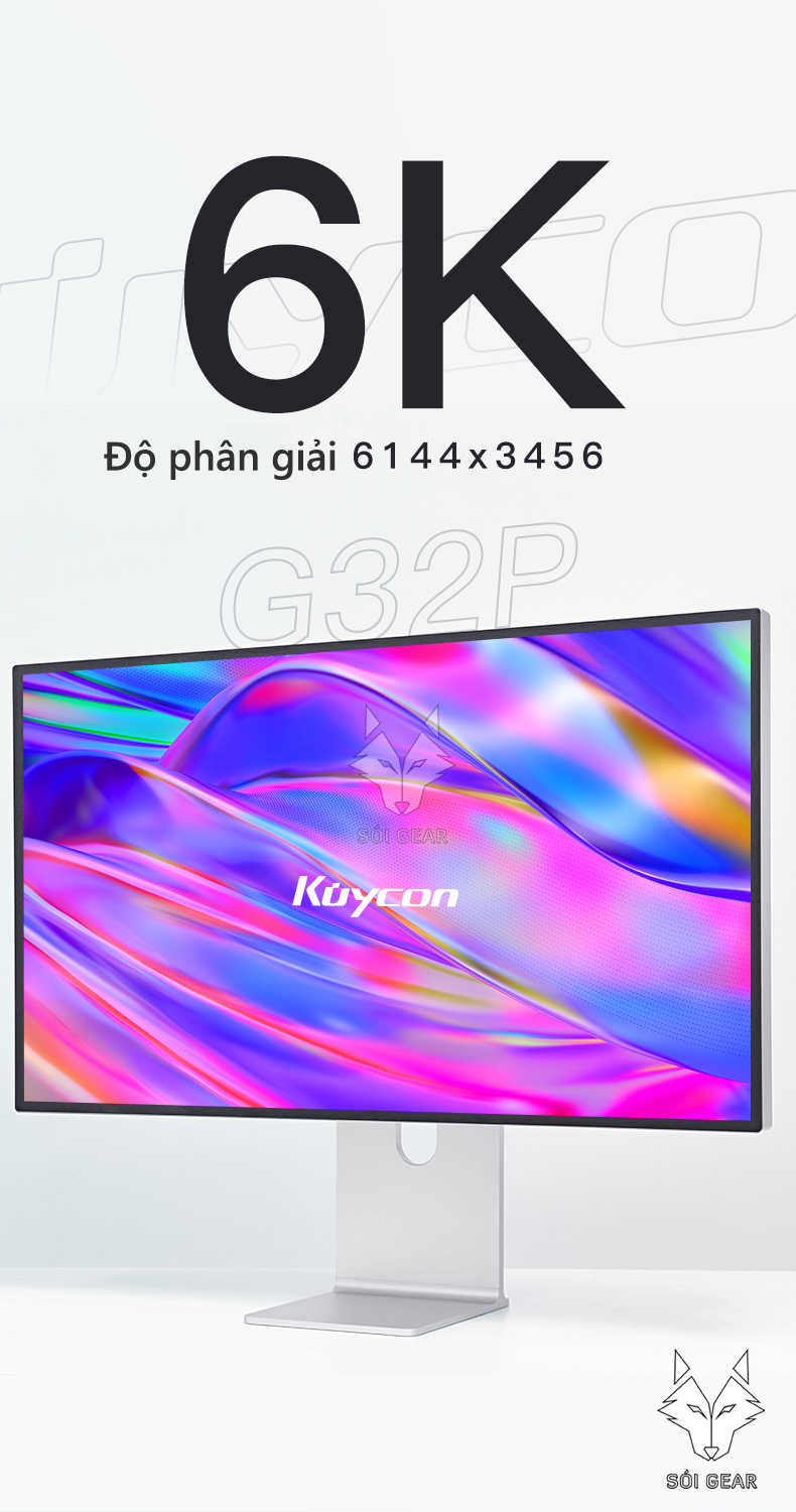 [Pre-Order] Màn hình Kuycon IPS 6K 60Hz 32 Inch G32P