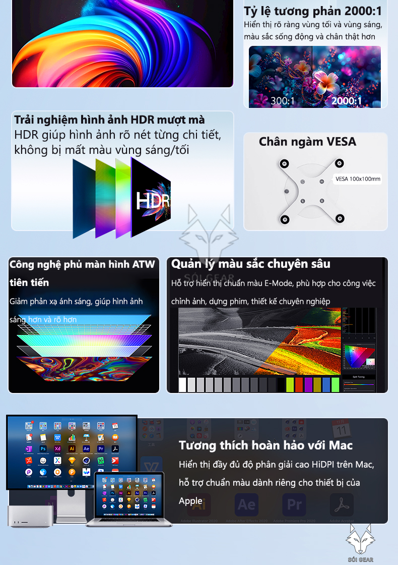 [Pre-Order] Màn hình Kuycon IPS 6K 60Hz 32 Inch G32P