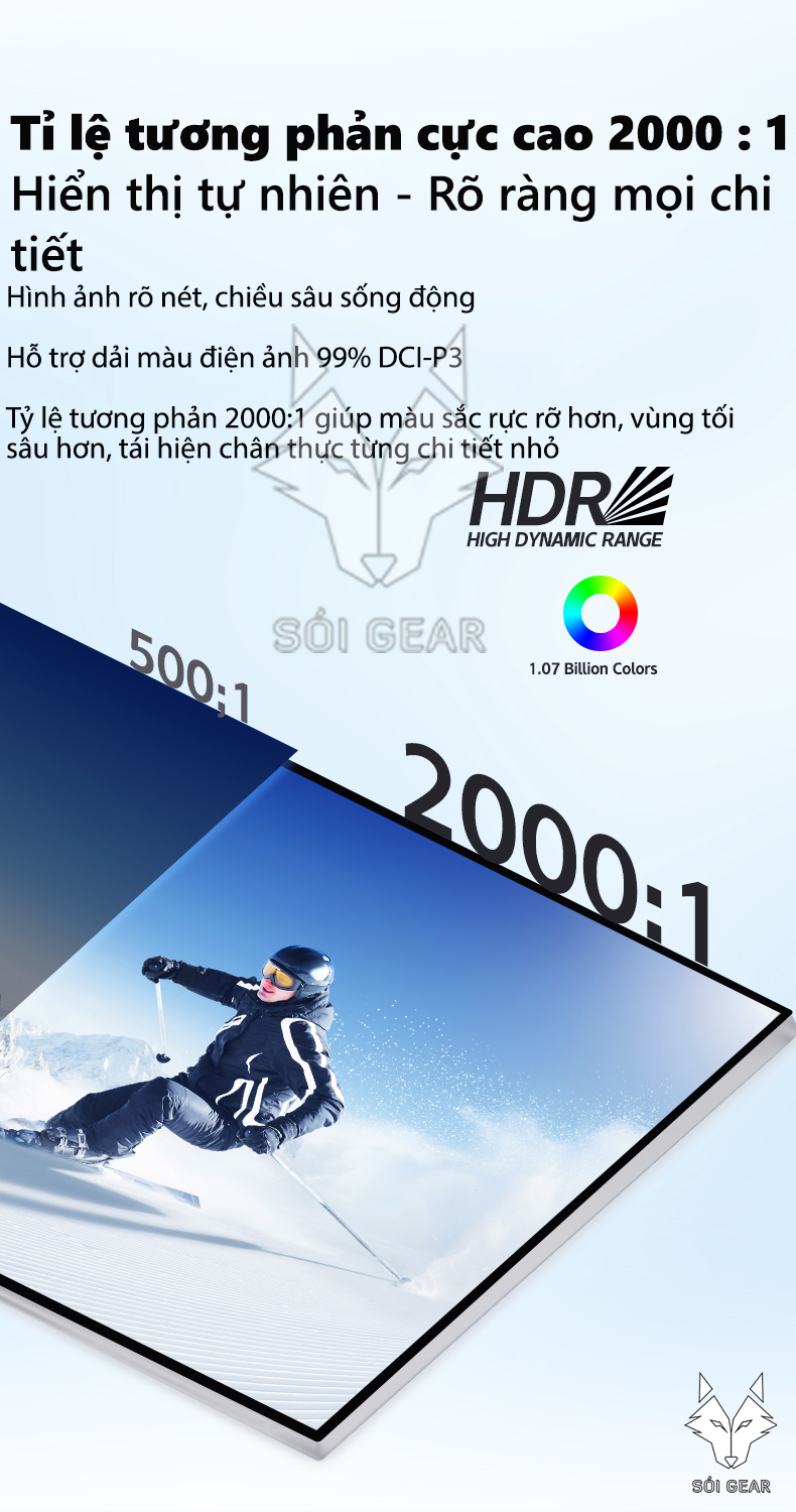 Màn hình Kuycon G32P (32 inch/6K/IPS/60hz/Màn gương)