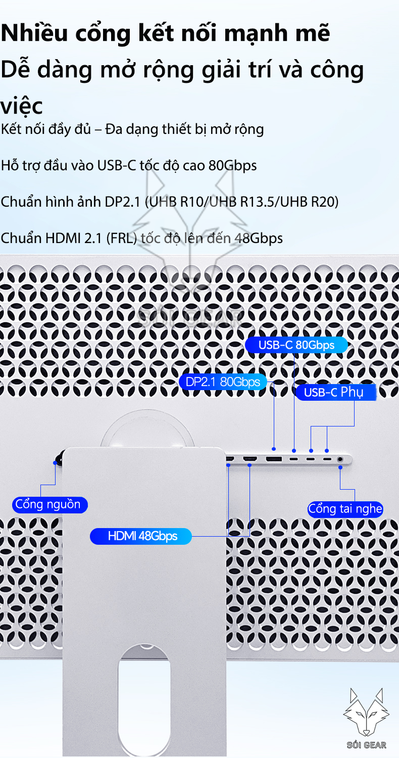 Màn hình Kuycon G32P (32 inch/6K/IPS/60hz/Màn gương)