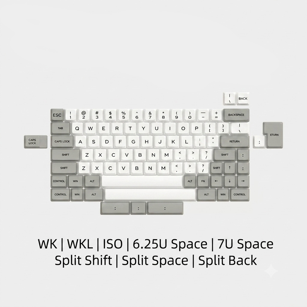 PCB + Plate lẻ 60% cho bàn phím Custom & HE