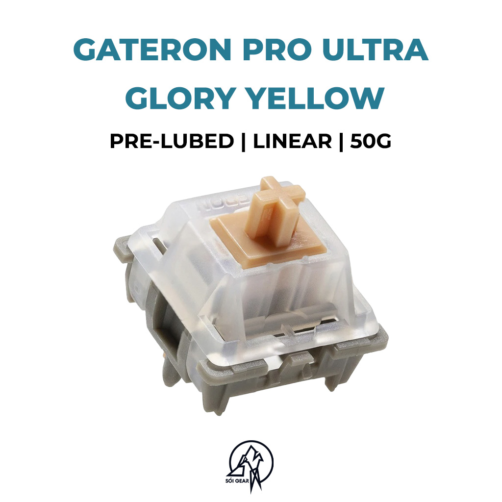 Switch Linear Gateron Pro Ultra Glory Yellow