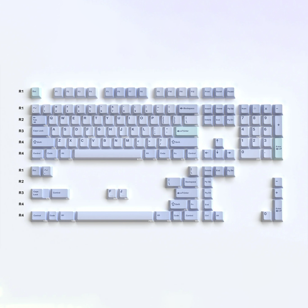 Keycap Cherry GMK CYL Astral Light ABS Doubleshot