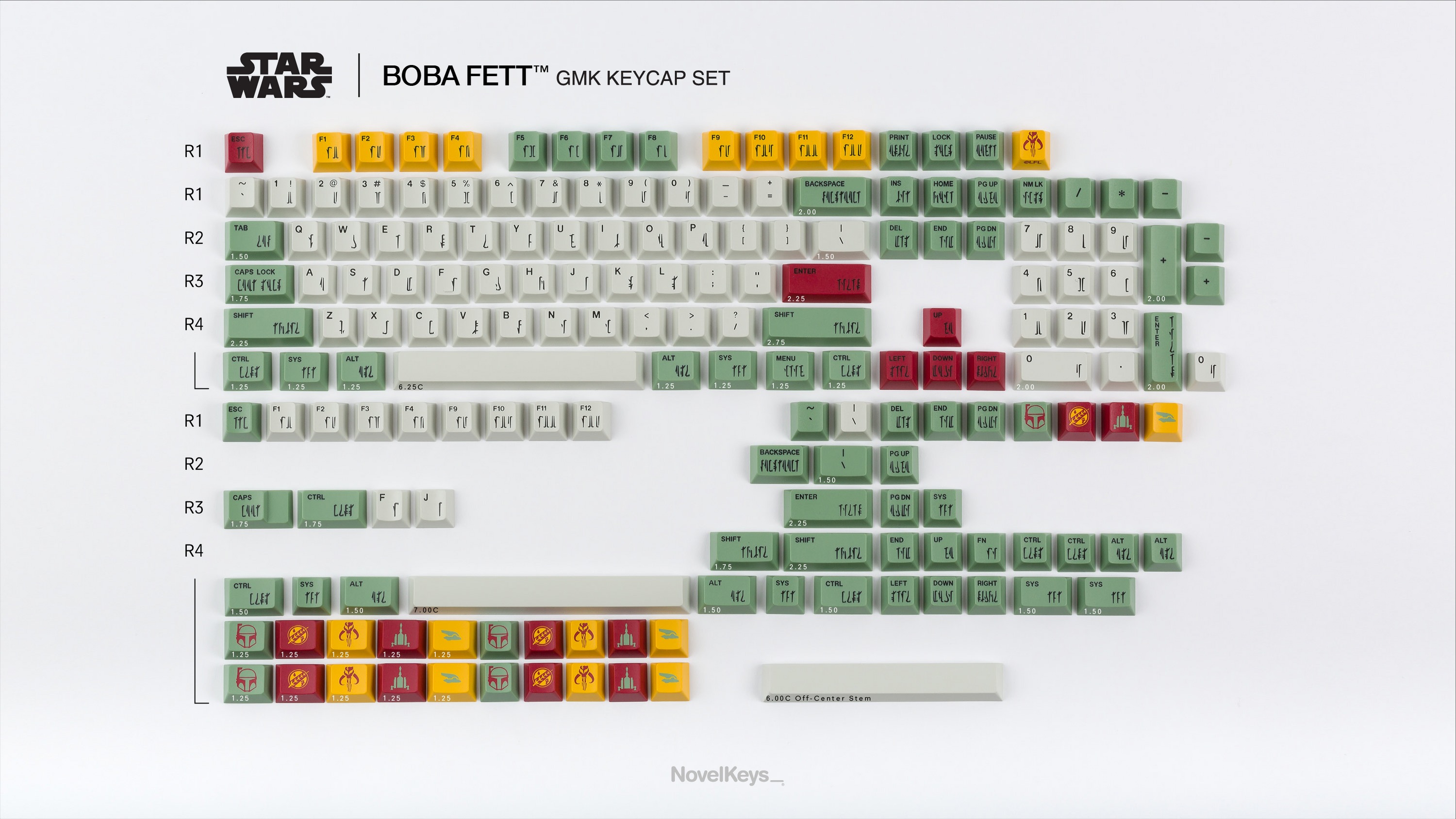 Keycap Cherry GMK BOBA FETT
