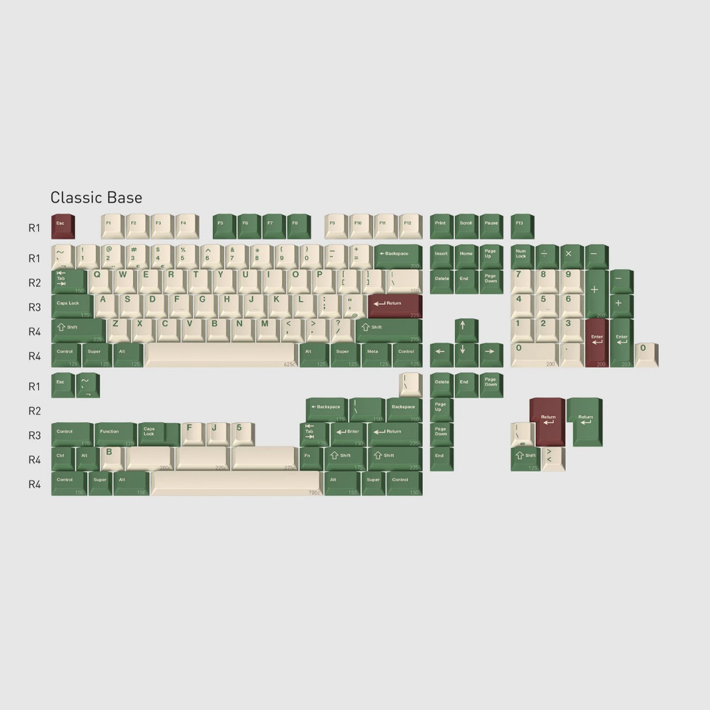Keycap Cherry GMK CYL Camping R3 ABS Doubleshot