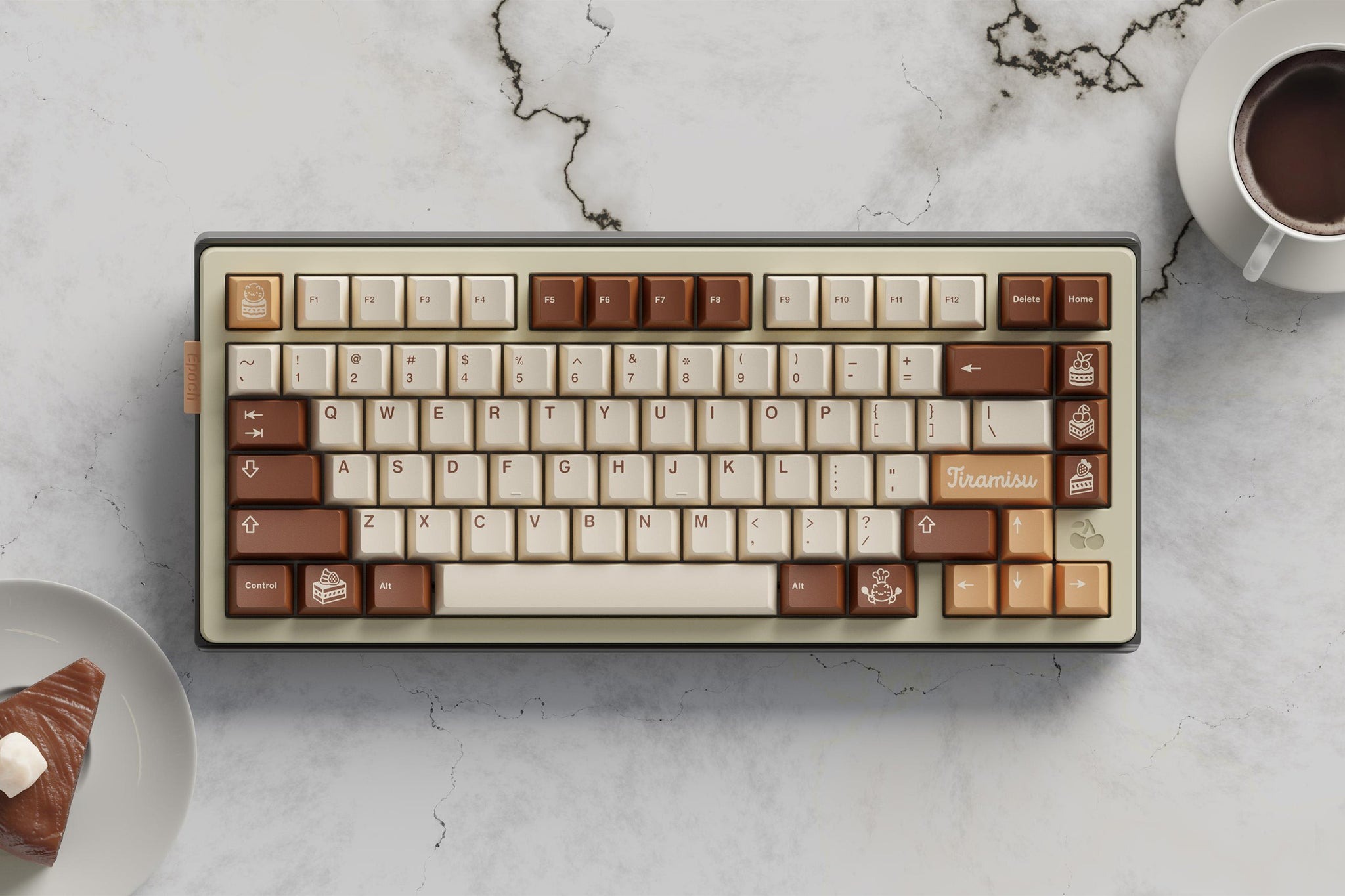 Keycap Cherry GMK CYL Tiramisu ABS Doubleshot