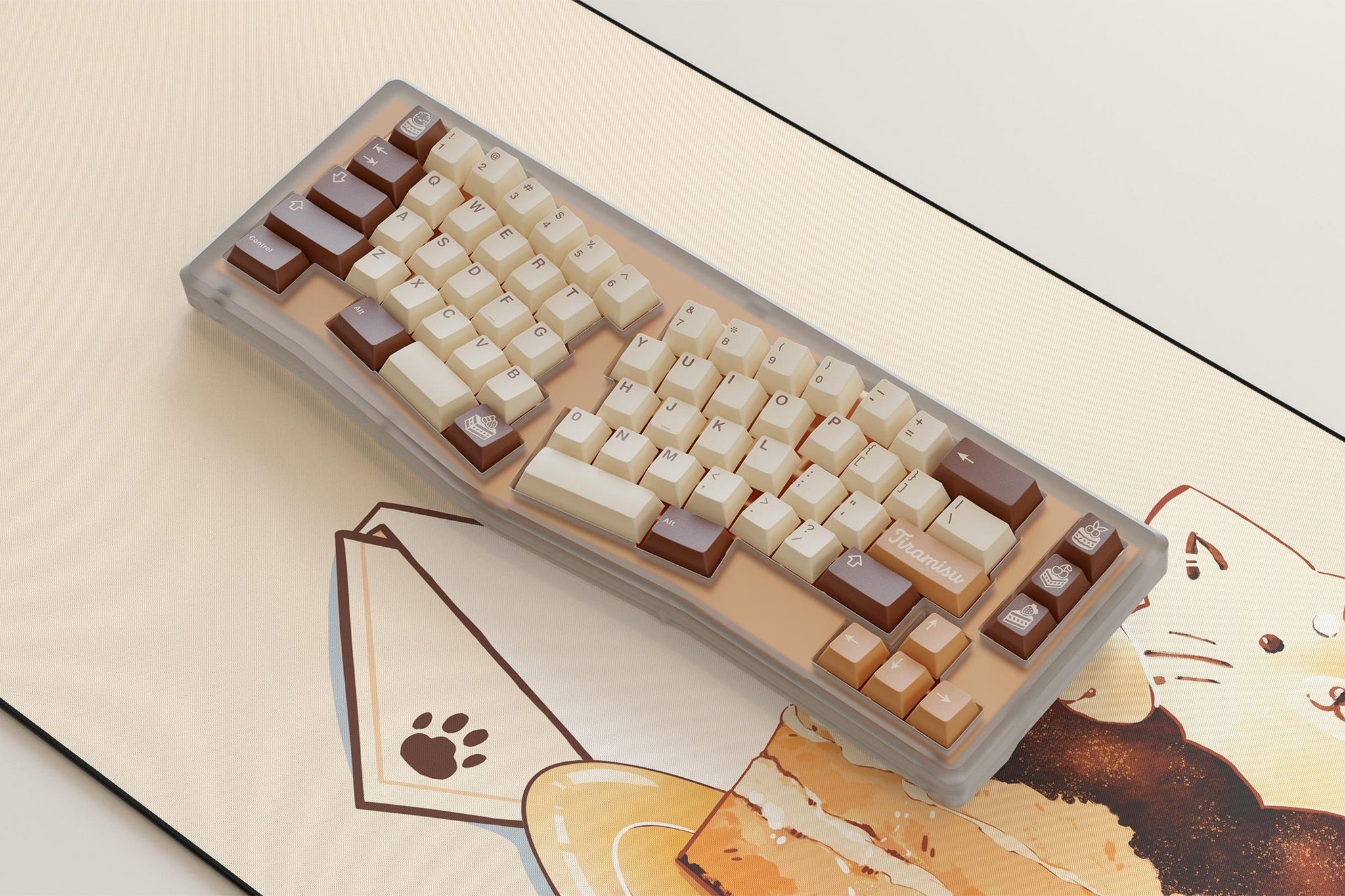 Keycap Cherry GMK CYL Tiramisu ABS Doubleshot