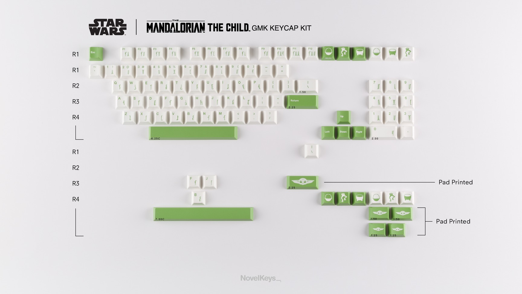 Keycap Cherry GMK MANDALORIAN