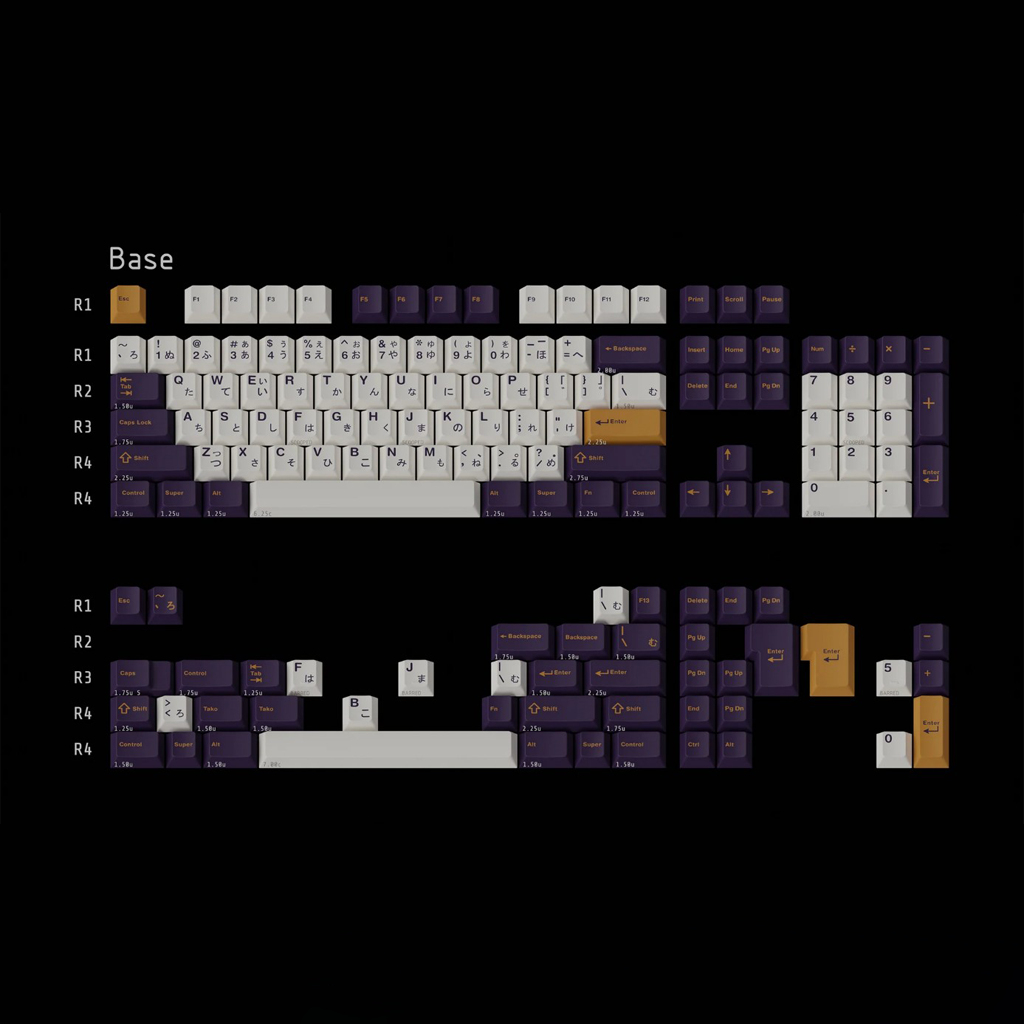 Keycap Cherry GMK CYL Tako ABS Doubleshot