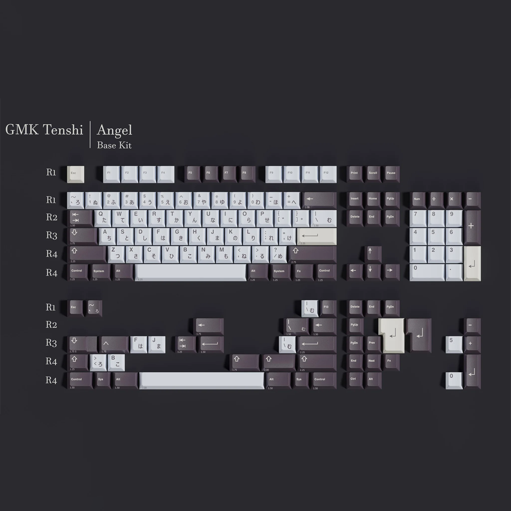 Keycap GMK CYL Tenshi Cherry ABS Doubleshot