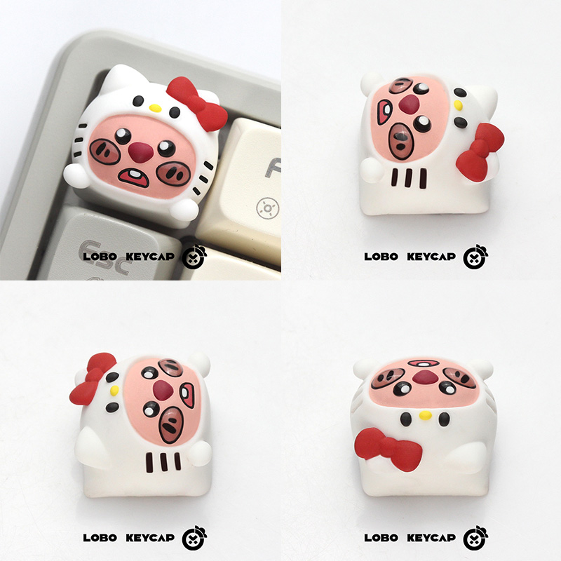 Keycap Lobo Artisan Loopy Đội mũ