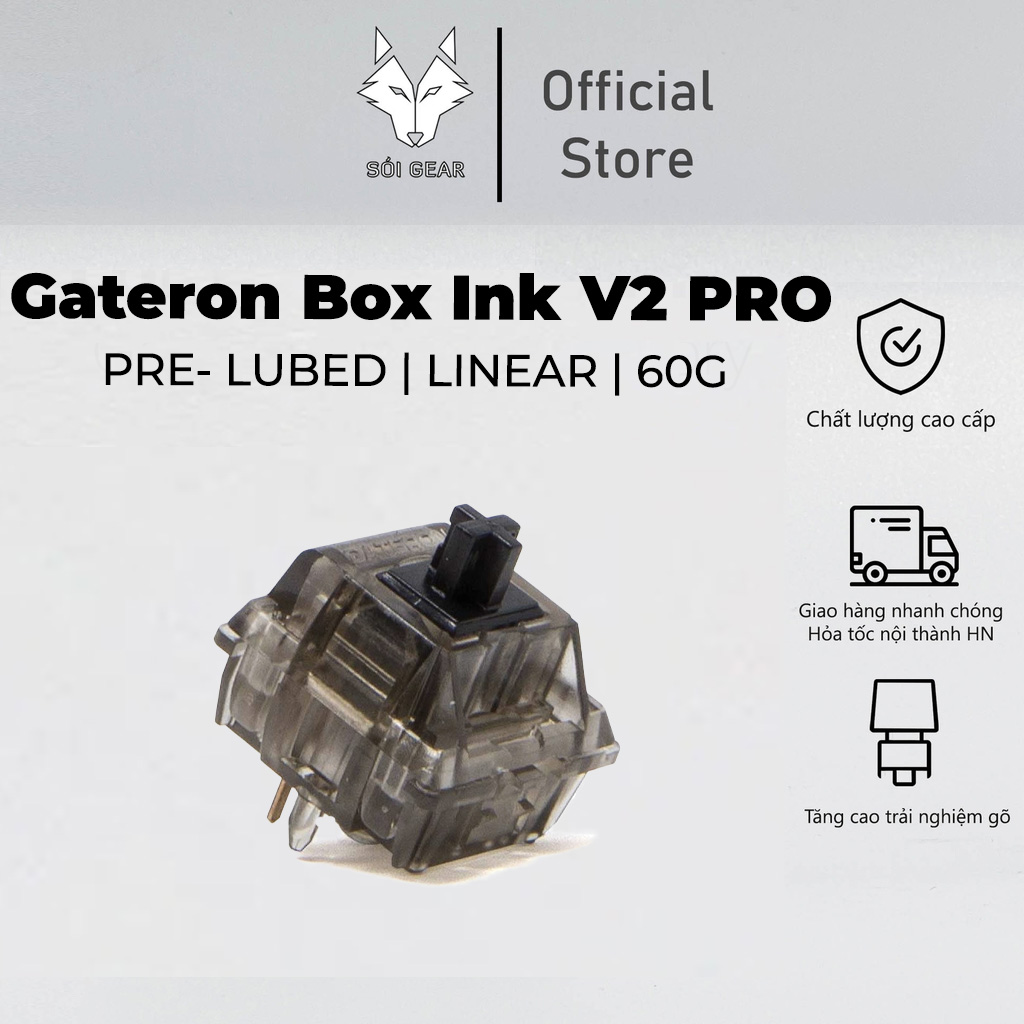 Switch Gateron Ink Black V2 Linear Pro