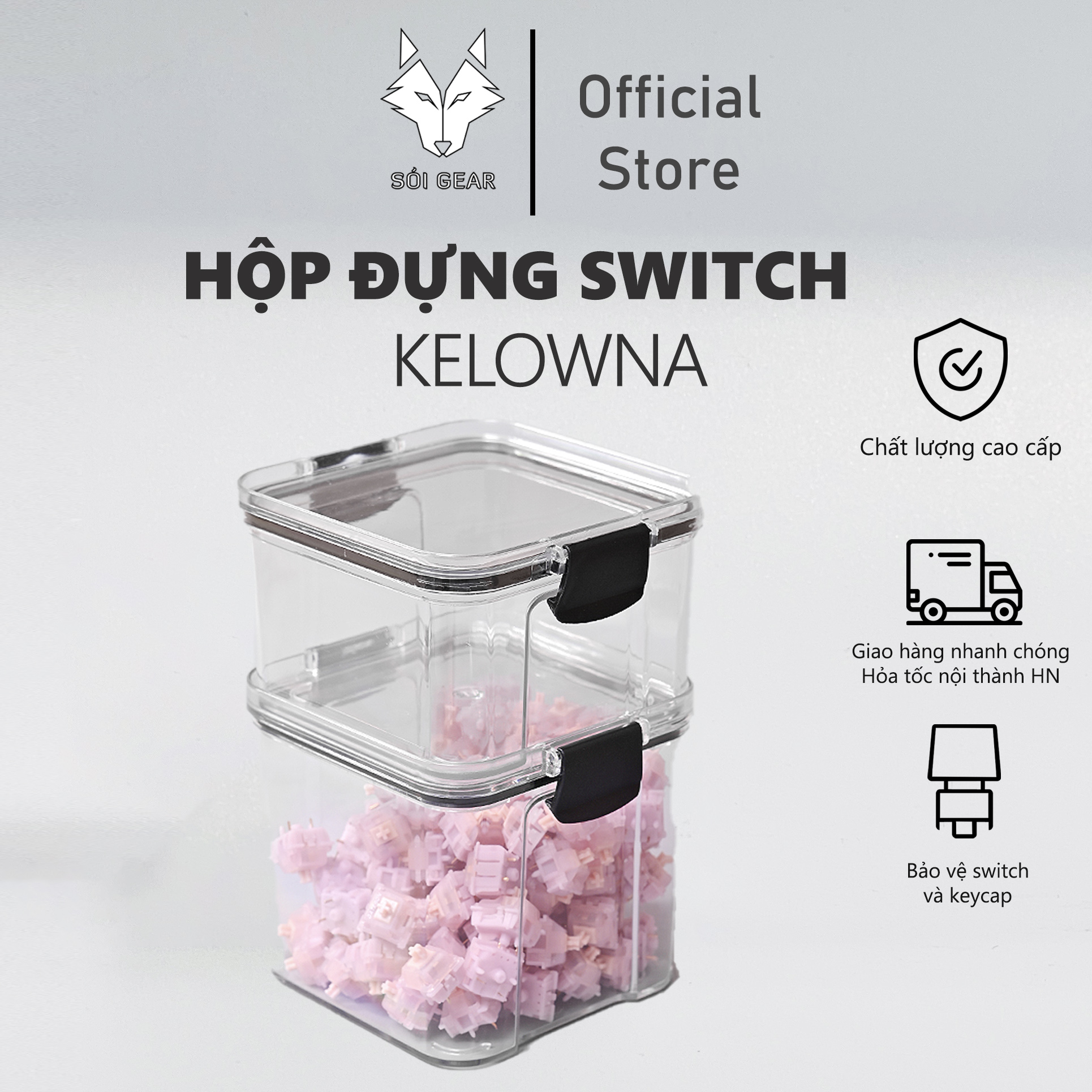 [In Stock] Hộp Đựng Switch Và Keycap Dành Cho Bàn Phím Cơ