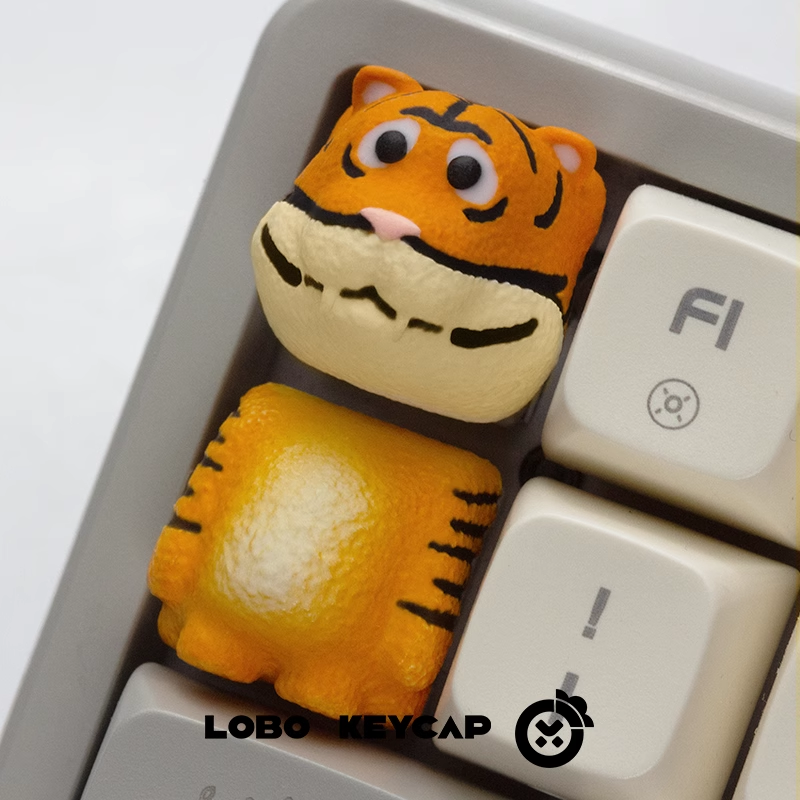 Keycap Lobo Artisan Party Animals