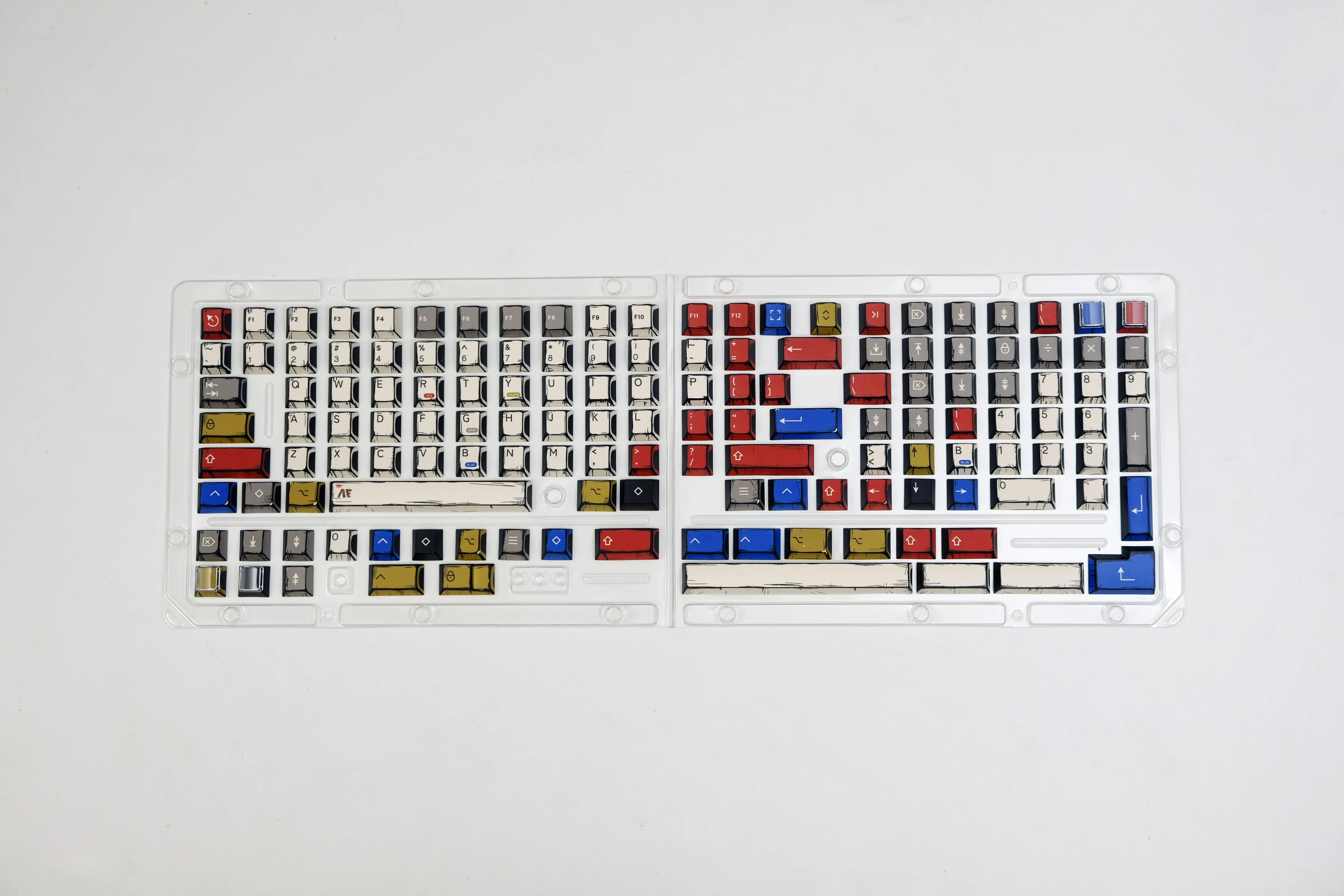 Keycap Cherry Aifei Truyện tranh Màu PBT Dyesub