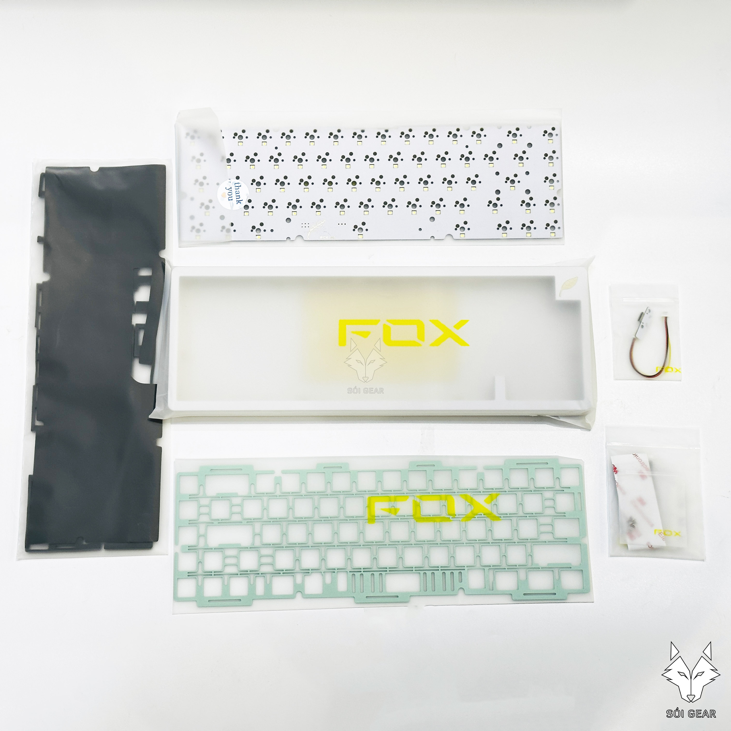 Fox Lab Leaf65% 自作キーボード Leaf65 Unboxing & Showcase - YouTube