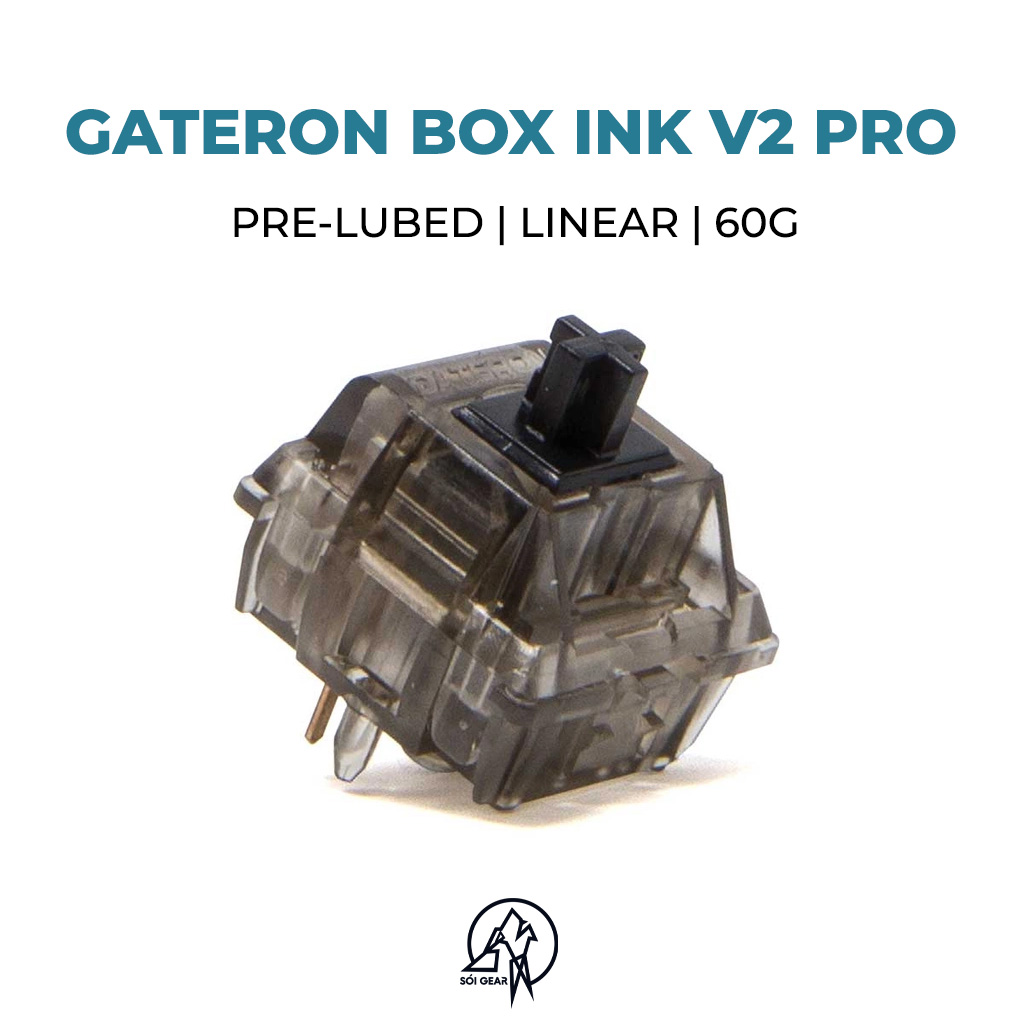 Switch Gateron Ink Black V2 Linear Pro