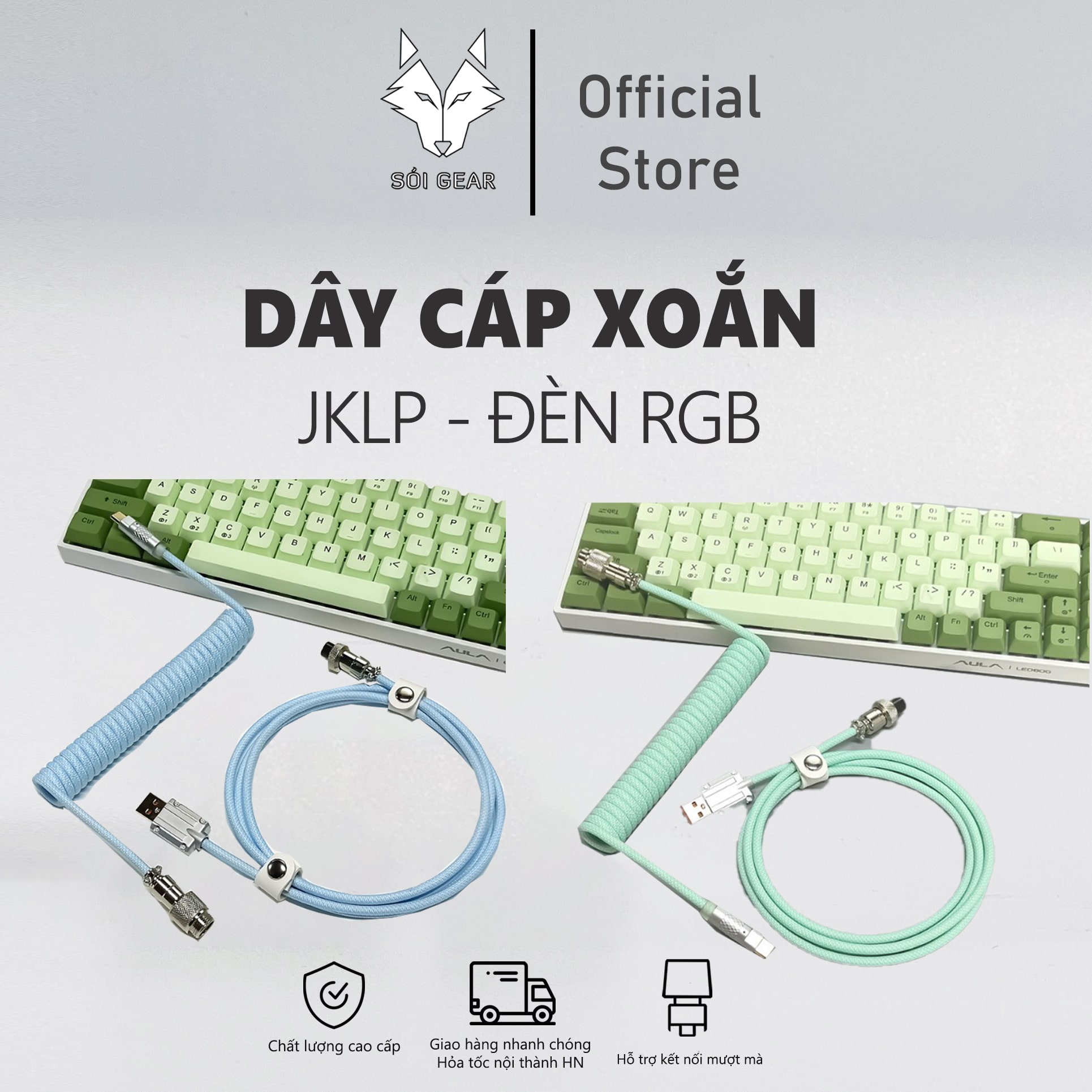 Dây cáp xoắn JKLP có đèn