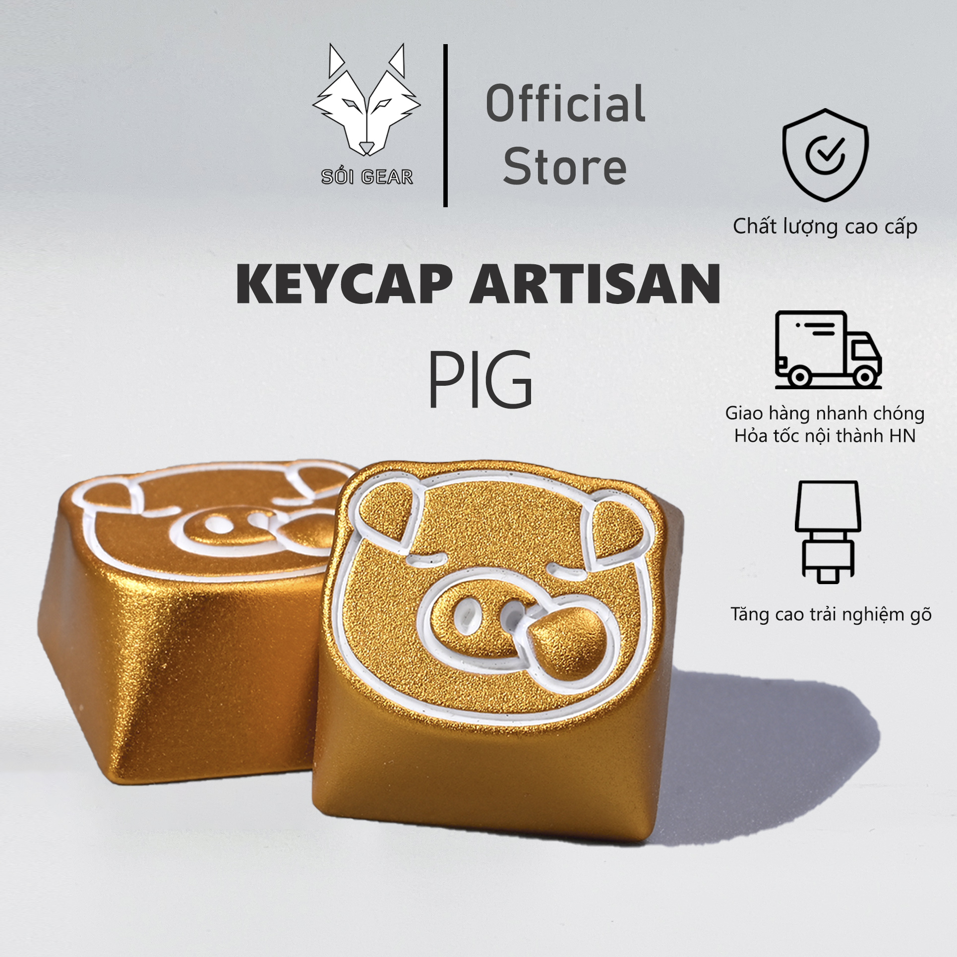 Keycap Artisan Pig | Kelowna