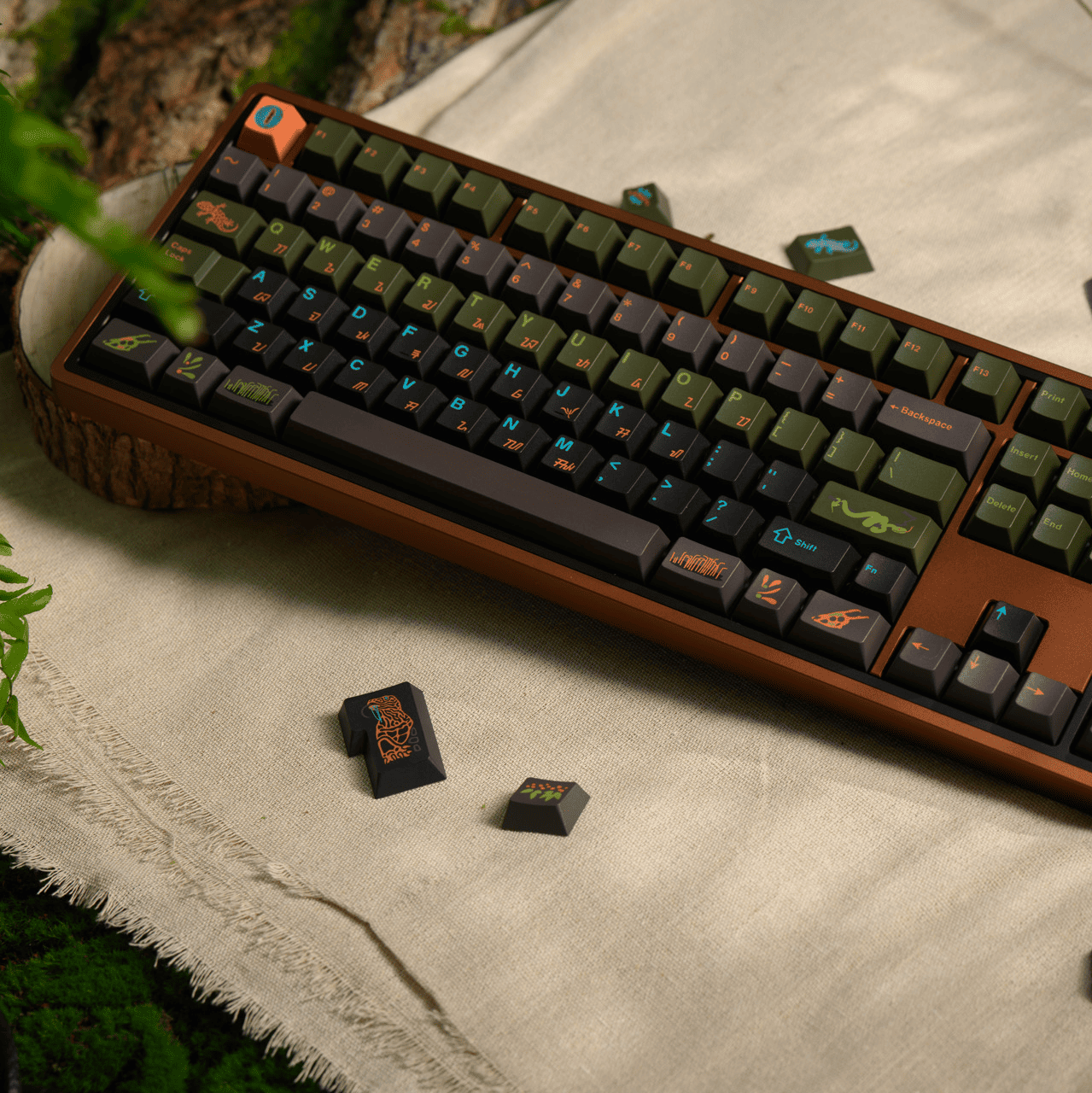 Keycap Cherry KeyKobo Komodo ABS Doubleshot