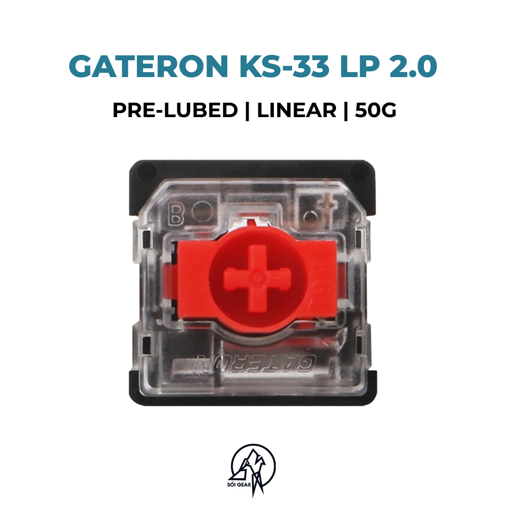 Switch Gateron KS-33 Low Profile 2.0 Mechanical Linear