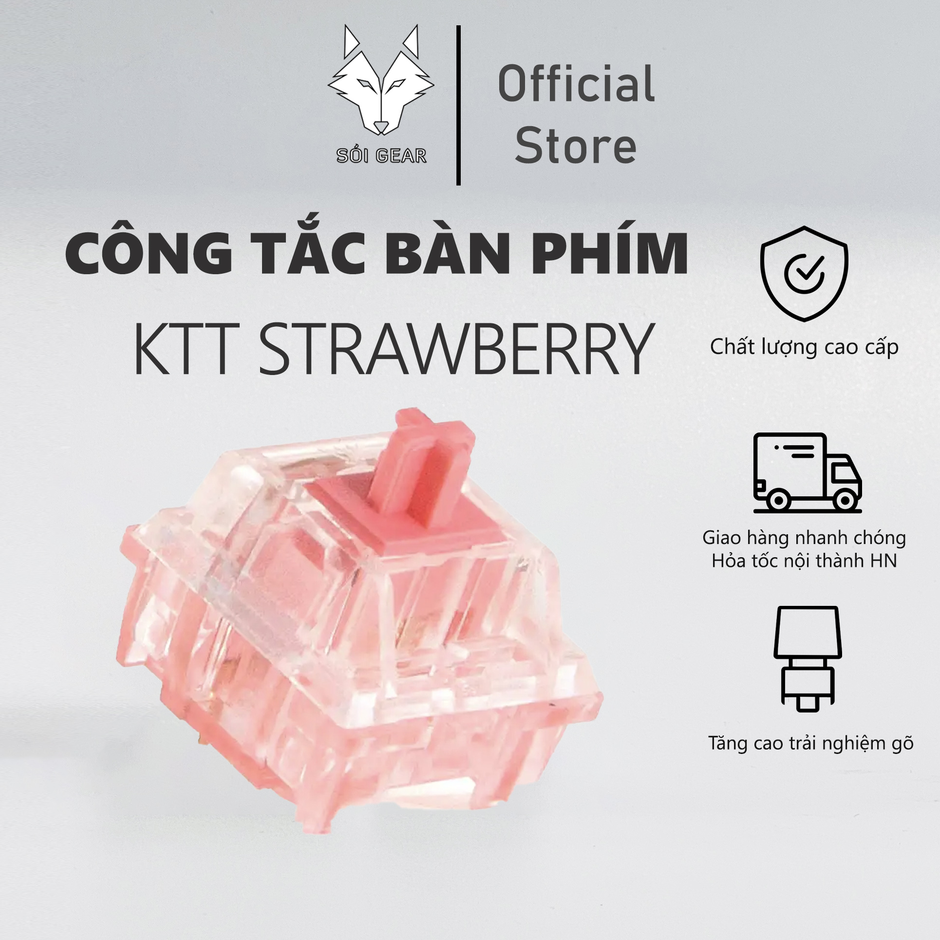 [In Stock] KTT Strawberry Switch