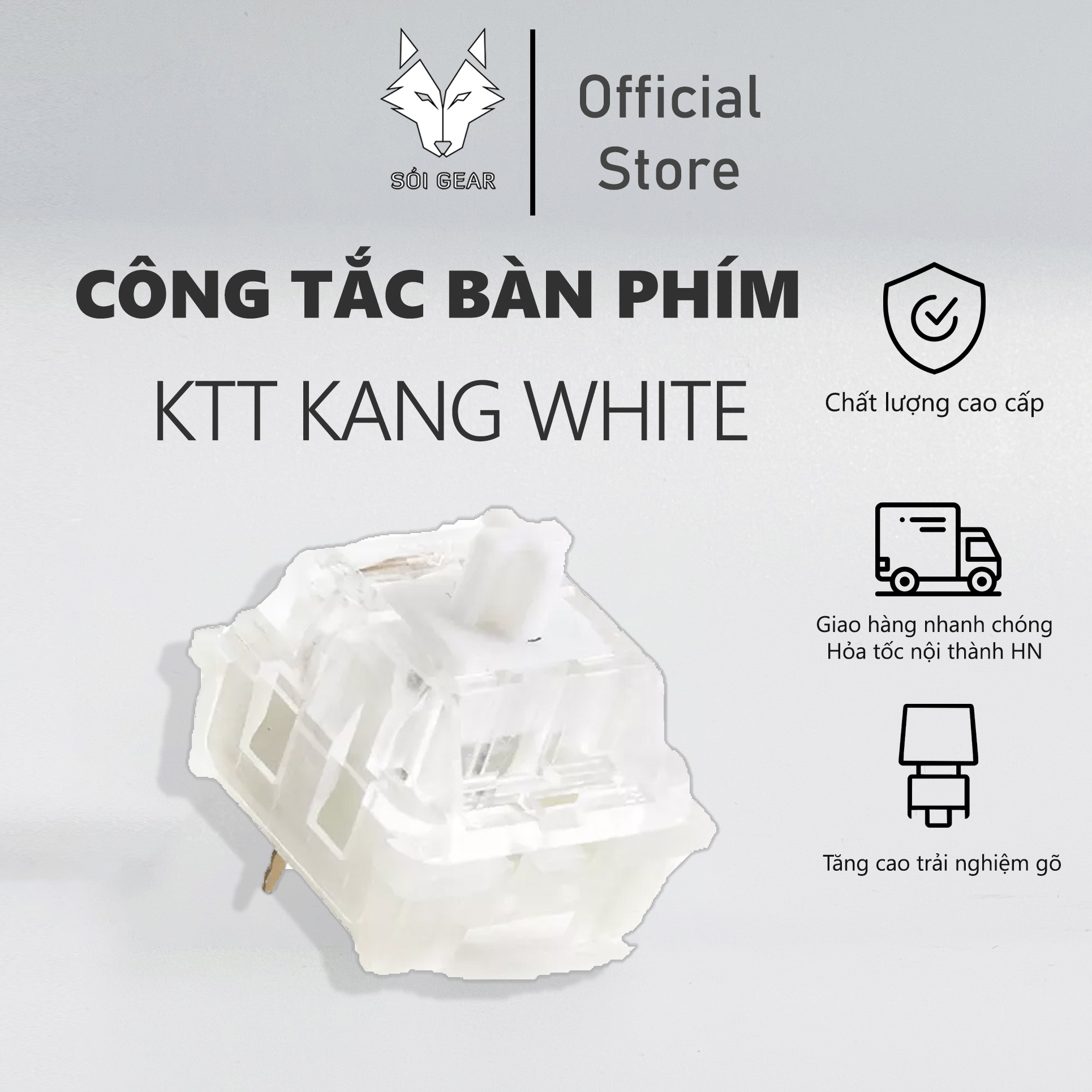 [In Stock] KTT Kang White Switch